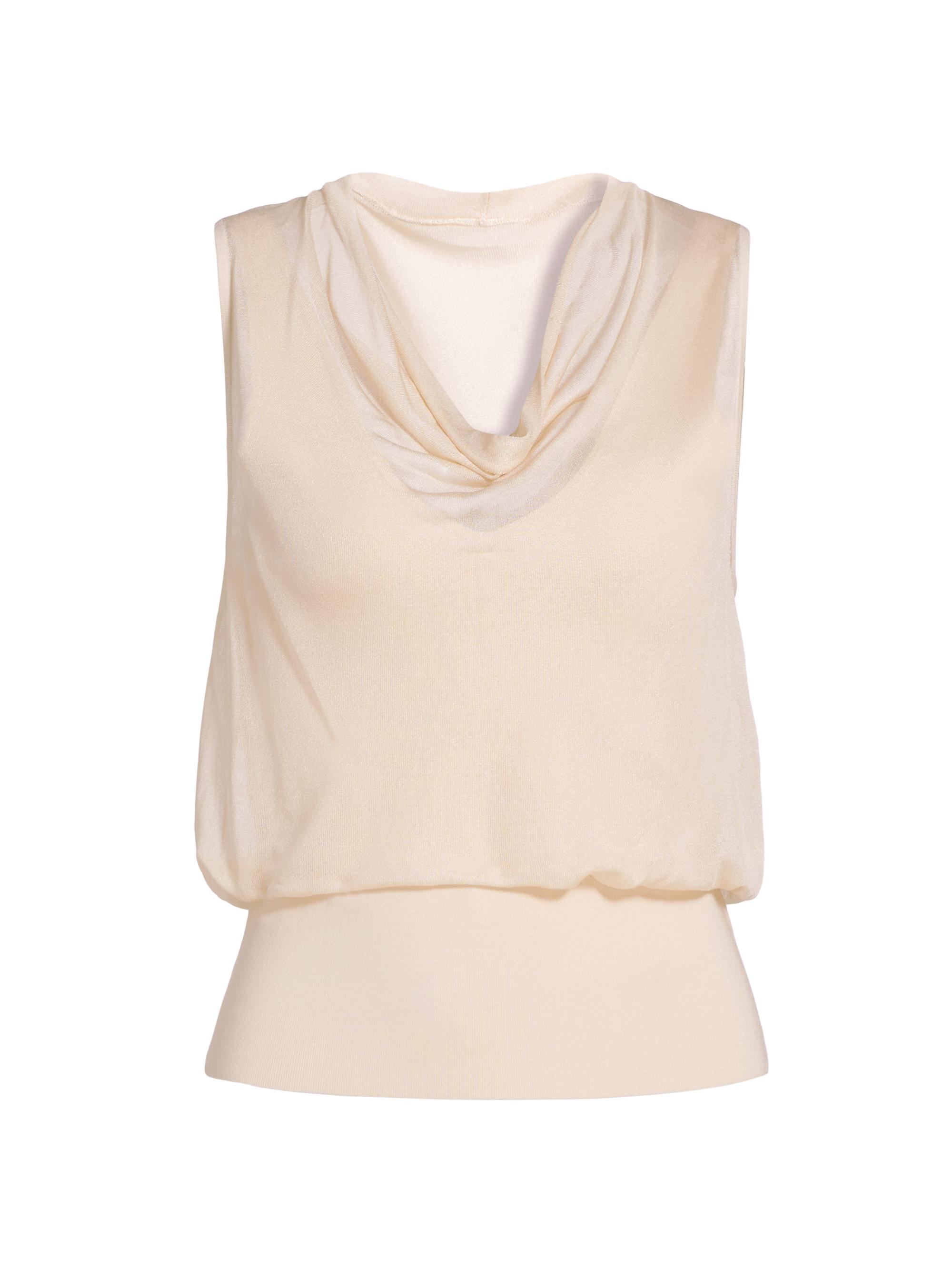 SIMKHAI Women's Carmina Cowl Blouson Top - Black