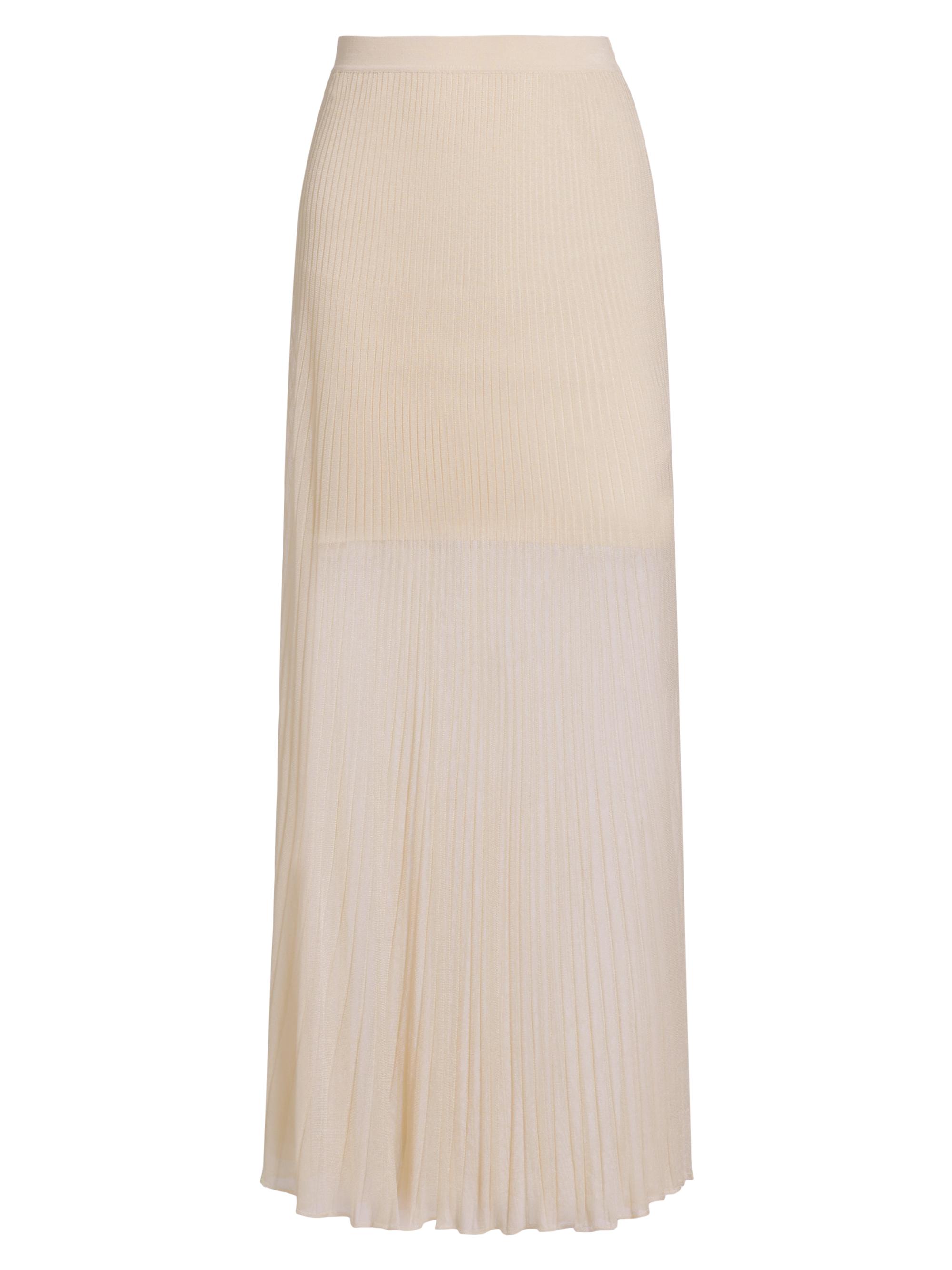 SIMKHAI Women's Gennie Pleated A-Line Maxi Skirt - Sand