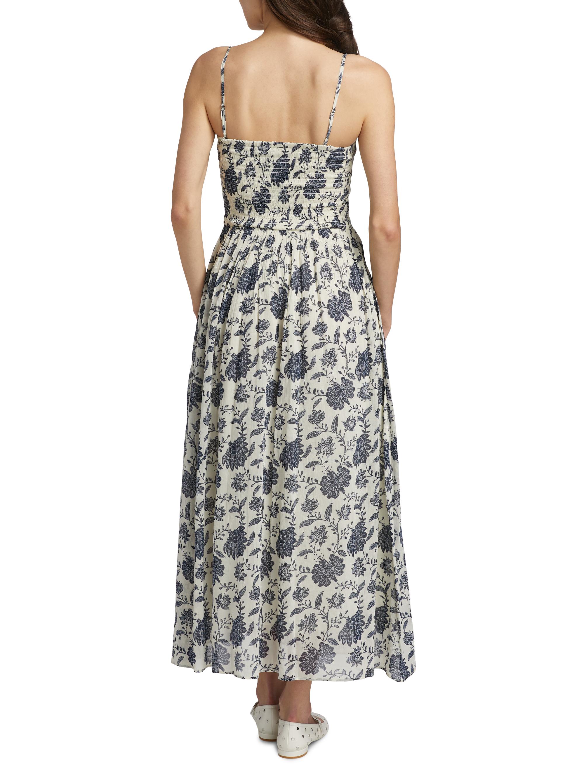 cream floral midi dress Cream Ditsy Floral Elsie Midi Dress