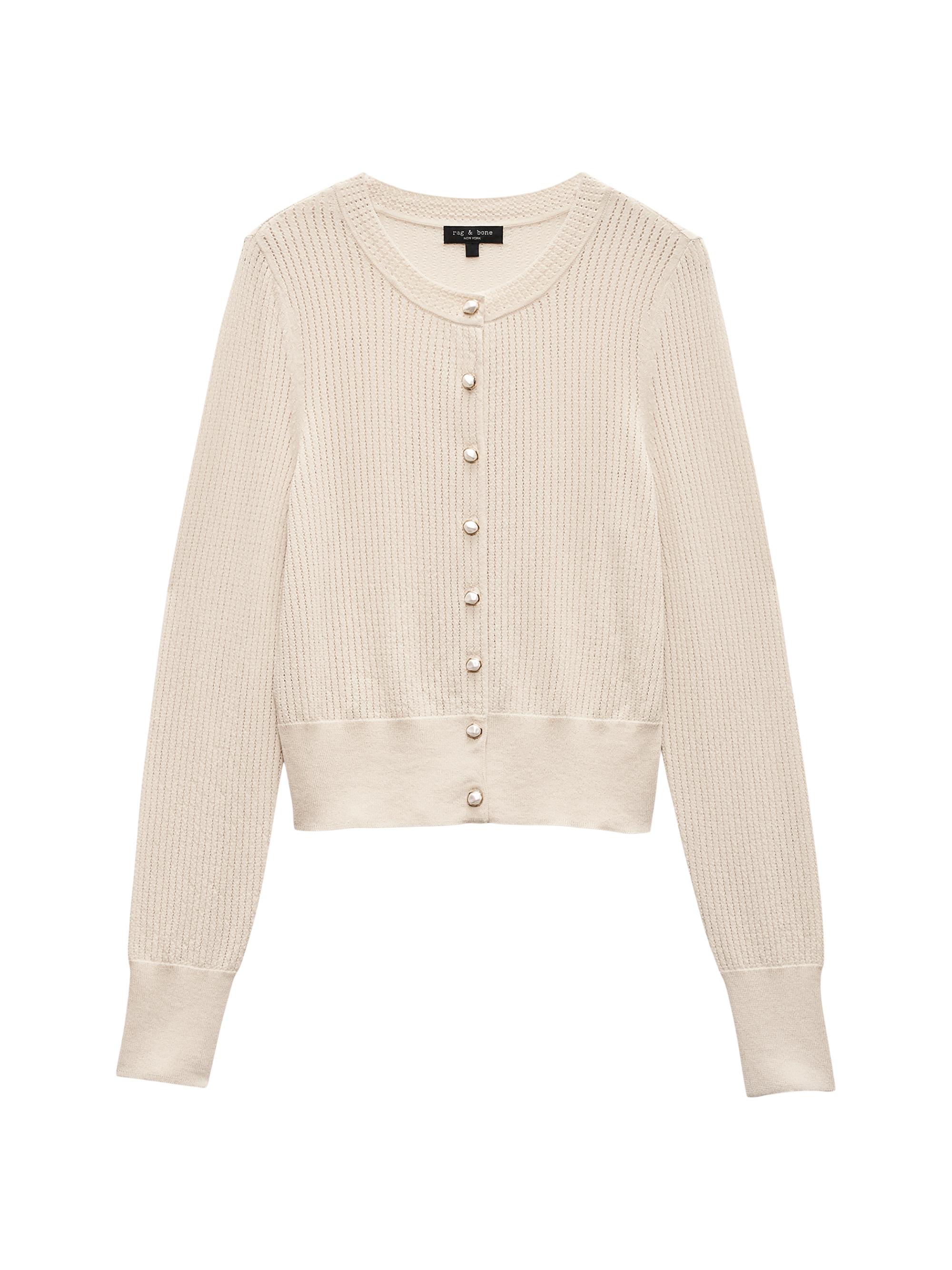 rag & bone Ezra Open Knit Cardigan | Saks Fifth Avenue