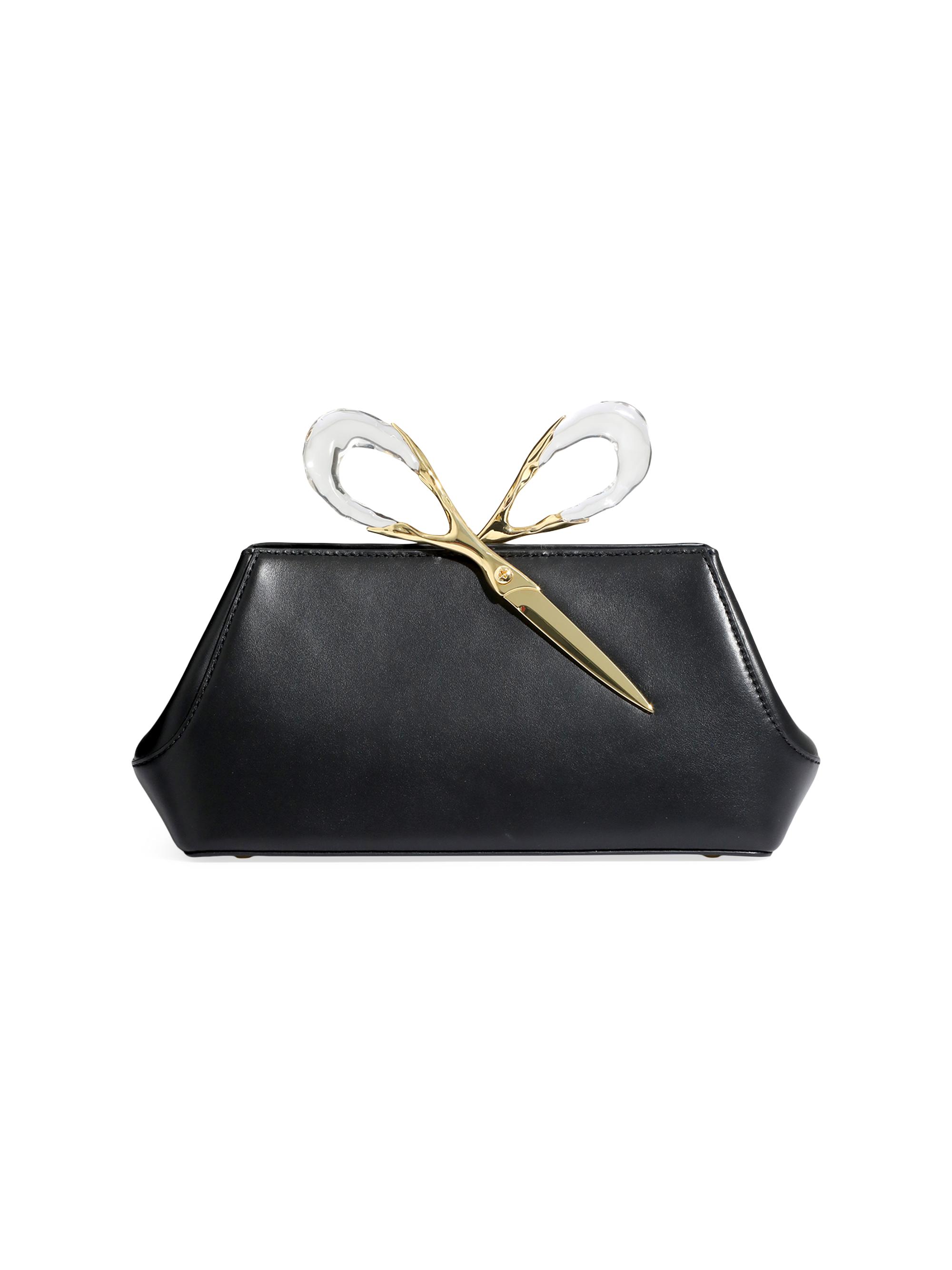 Alexis Bittar Women's The Scissor Leather Clutch - Black