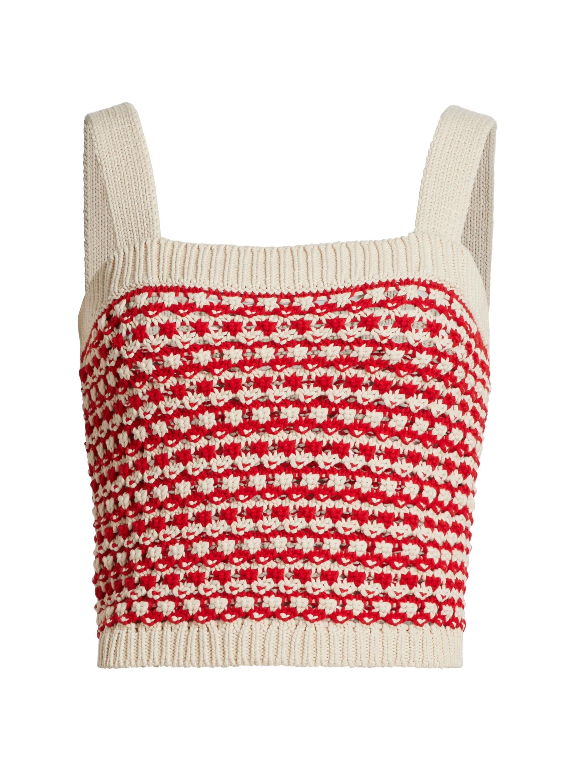 Guest in Residence Women's Marti Knit Tank - Cherry Combo