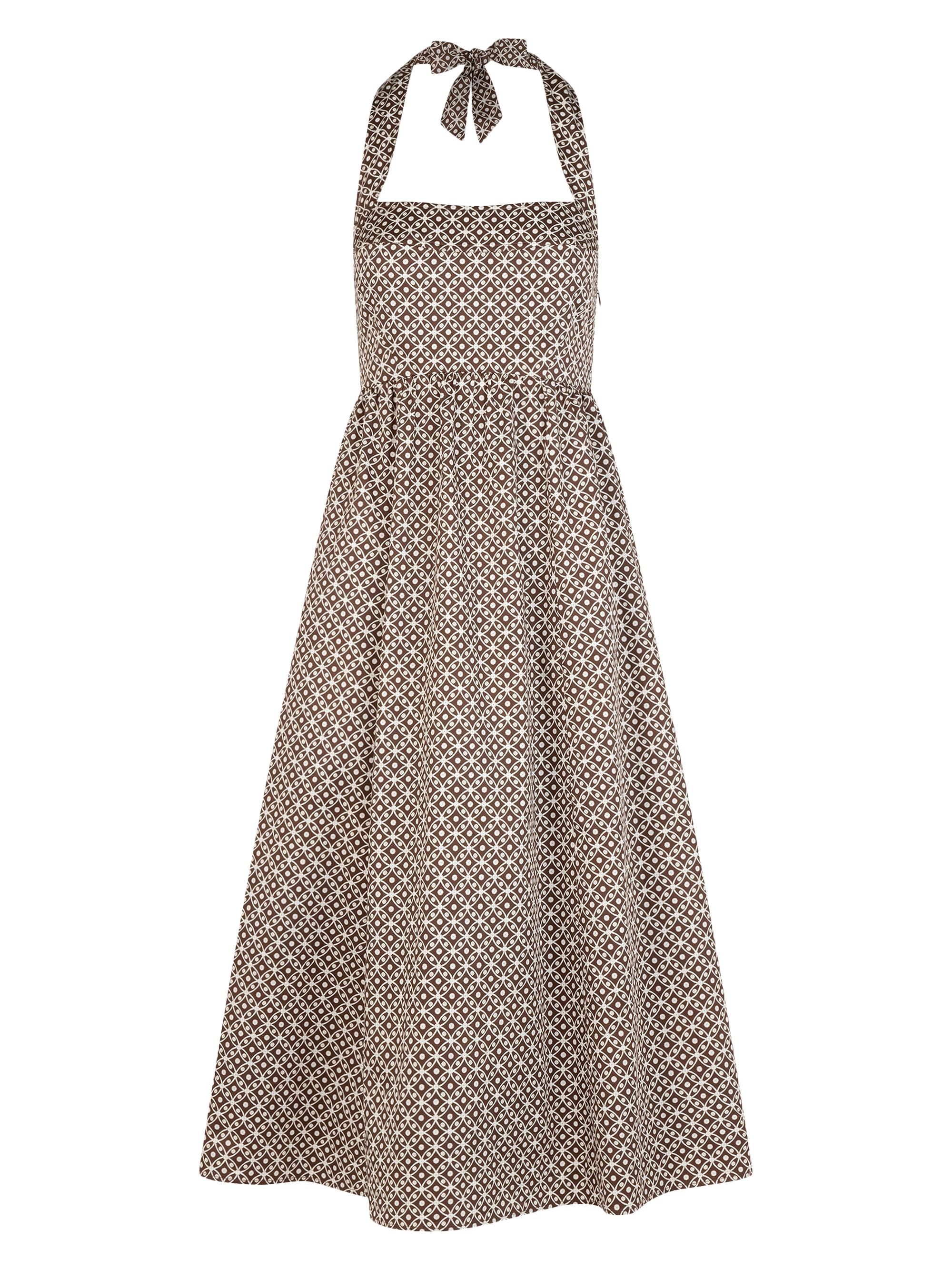 Hill House Home Women's The Fleur Midi Dress - Chocolate