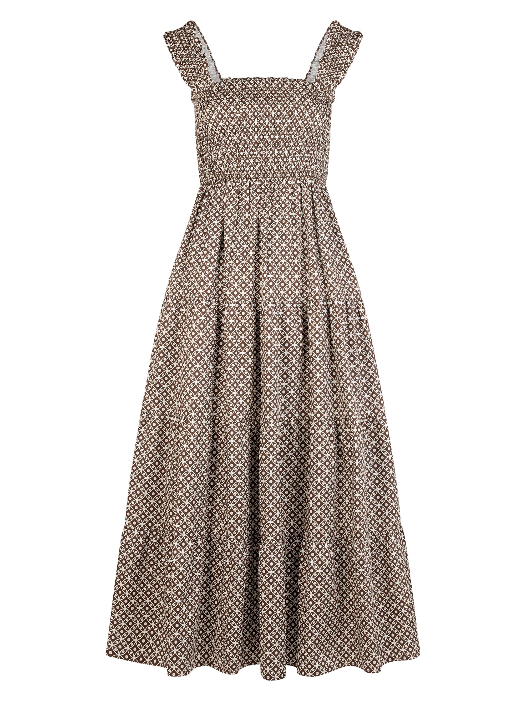 Hill House Home Women's The Kimmy Nap Dress - Circular Lattice