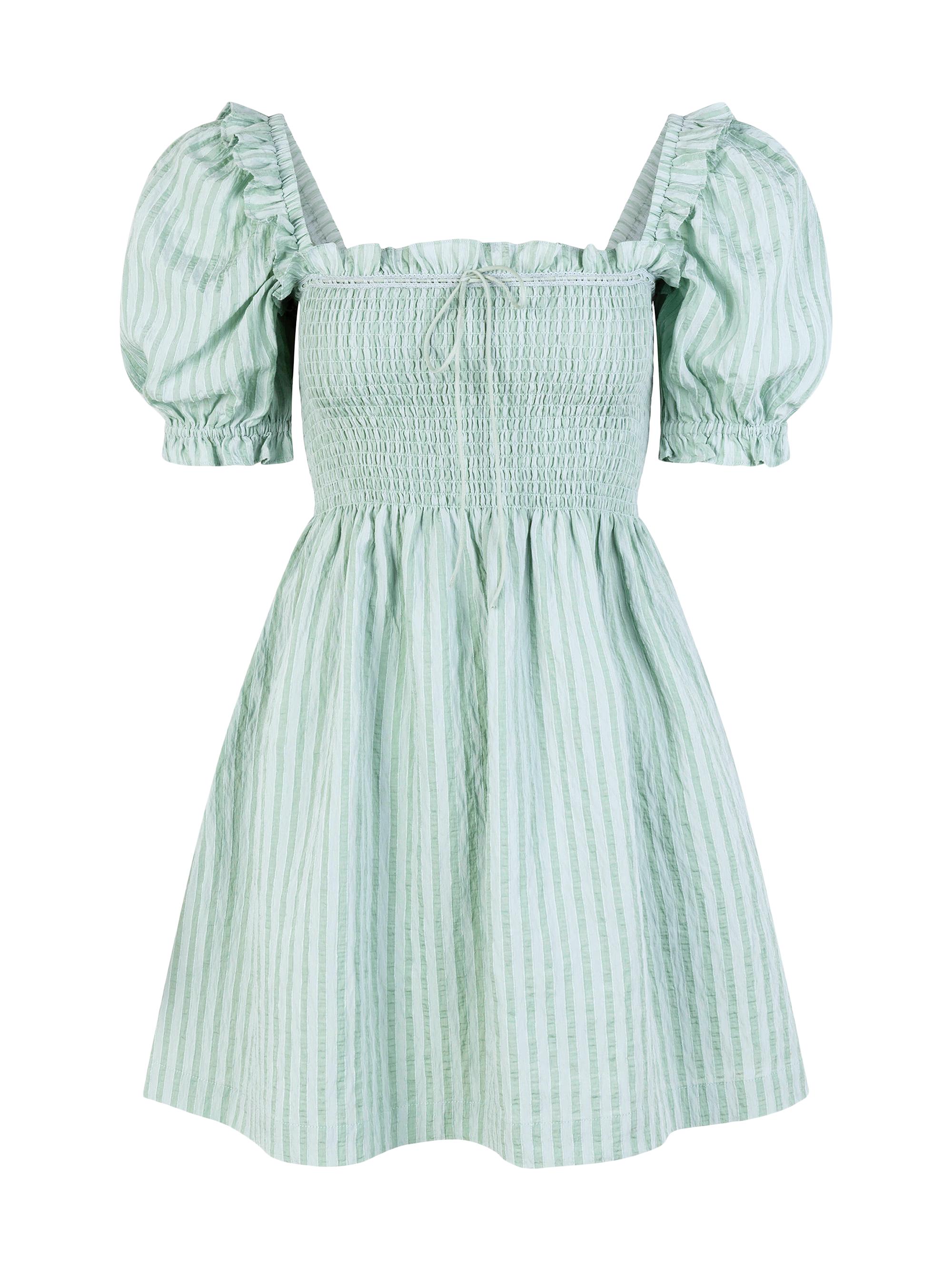 Hill House Home Women's The Scarlett Mini Nap Dress - Soft Green