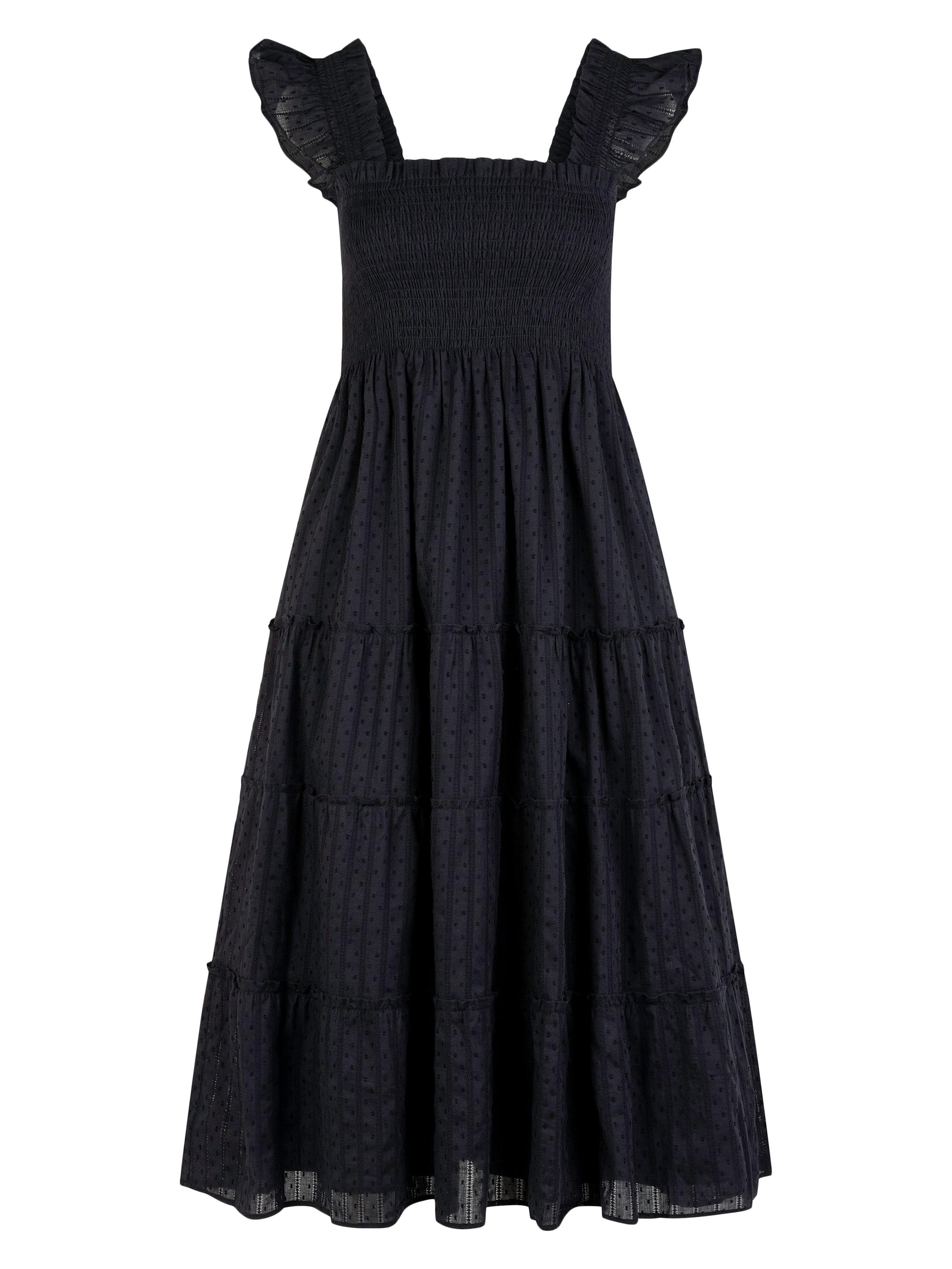 r*a様 House on the hill ワンピース 100cm ブラック Hill House The Louisa Nap Dress in Wrinkle-Resistant Crepe Black