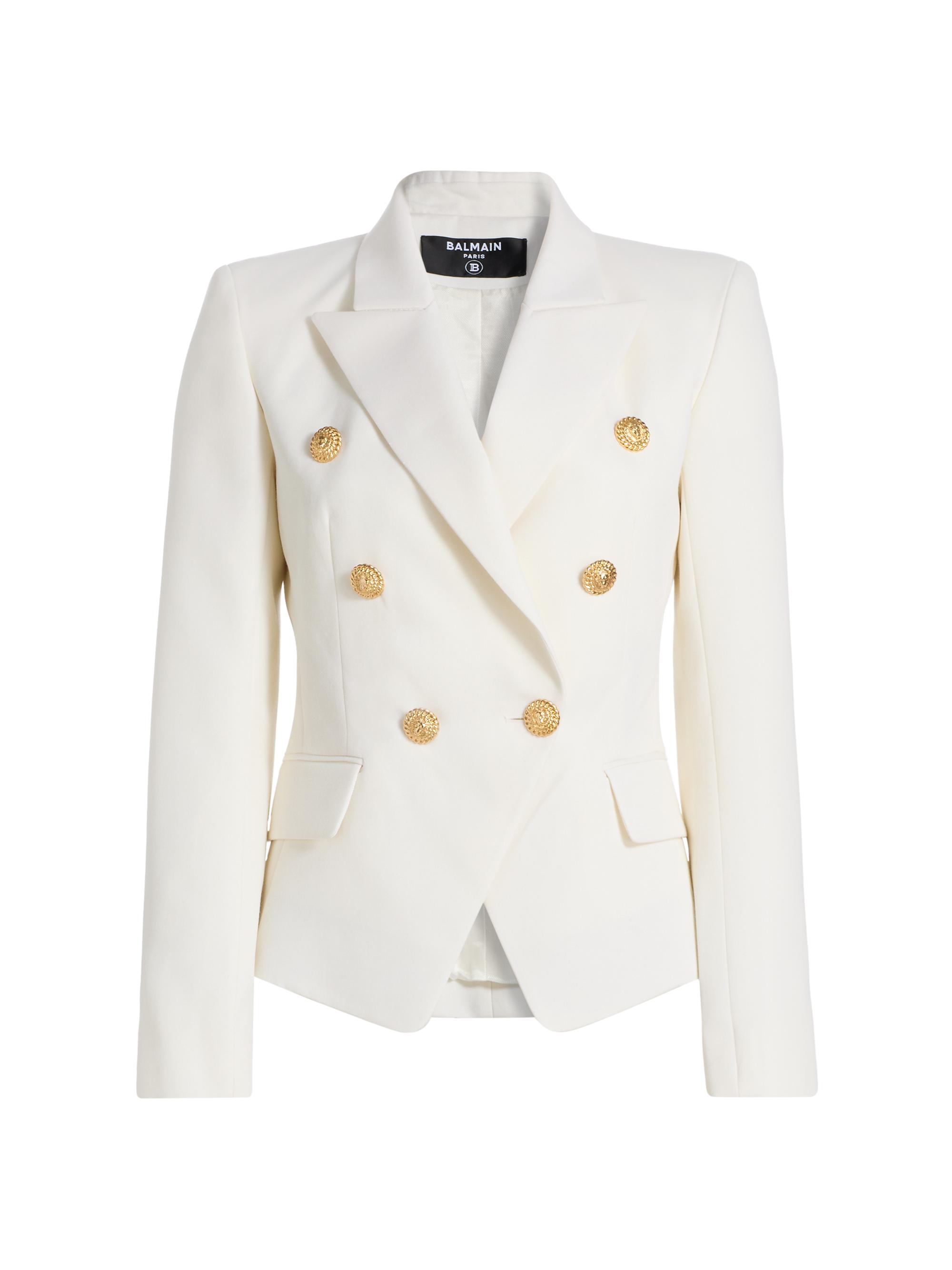 BALMAIN レザーコート アイボリー 11 BALMAIN レザーコート アイボリー 11 BALMAIN レザーロングコート