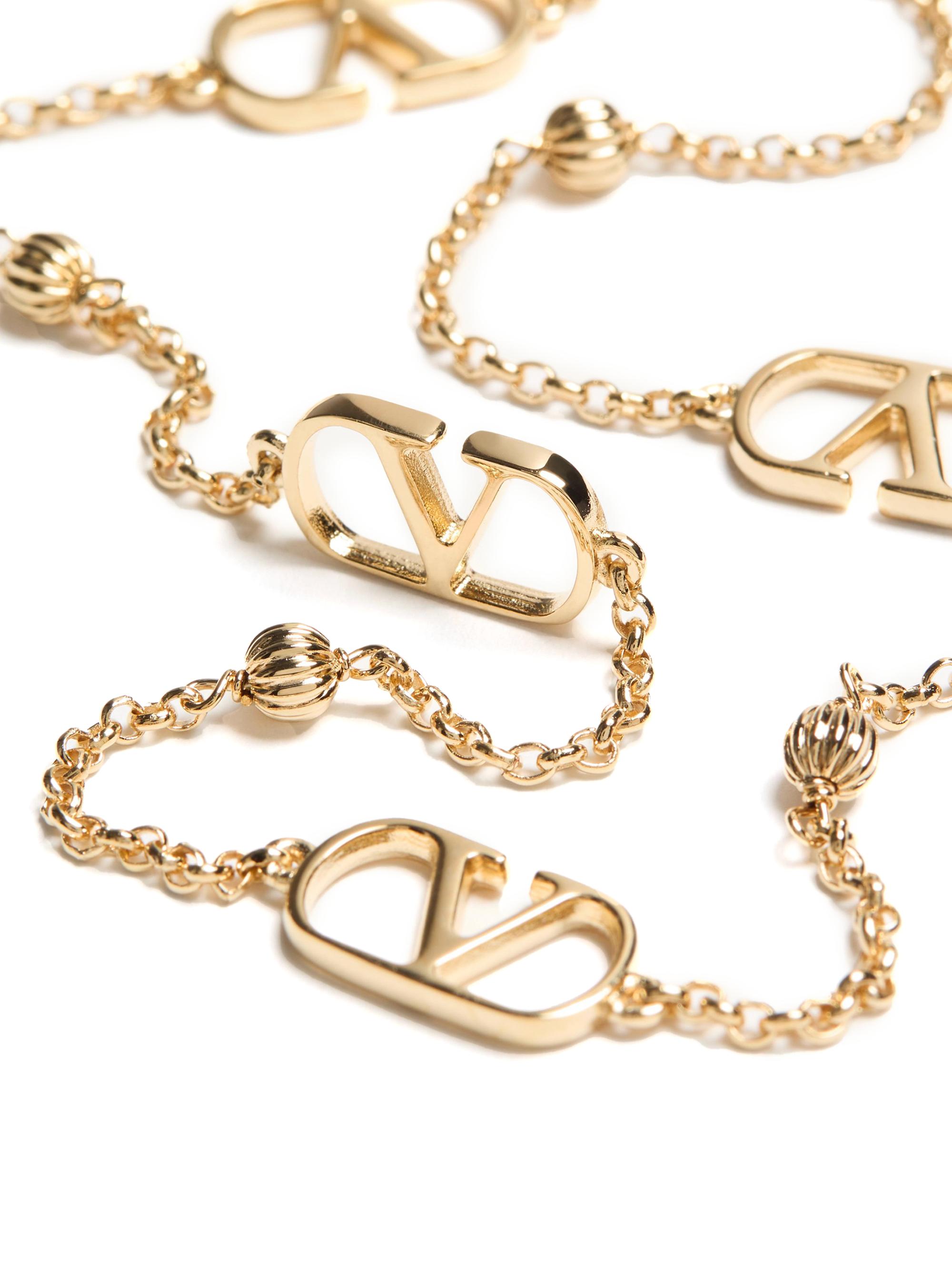Valentino Garavani Vlogo Signature Metal Necklace | Saks Fifth Avenue
