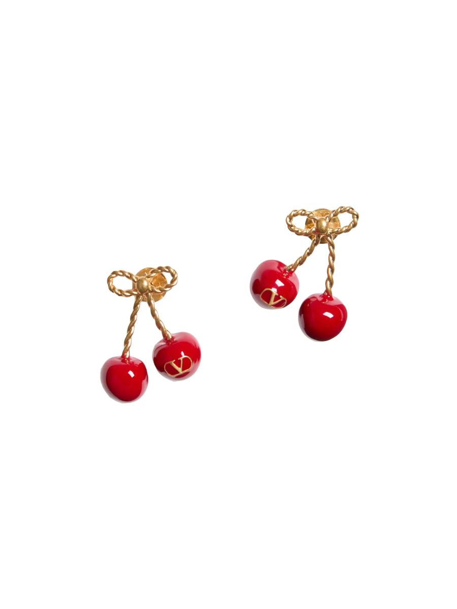 Valentino Garavani Brass Earrings【関税・送料込】 Gold-tone brass VLogo Signature earrings VALENTINO GARAVANI