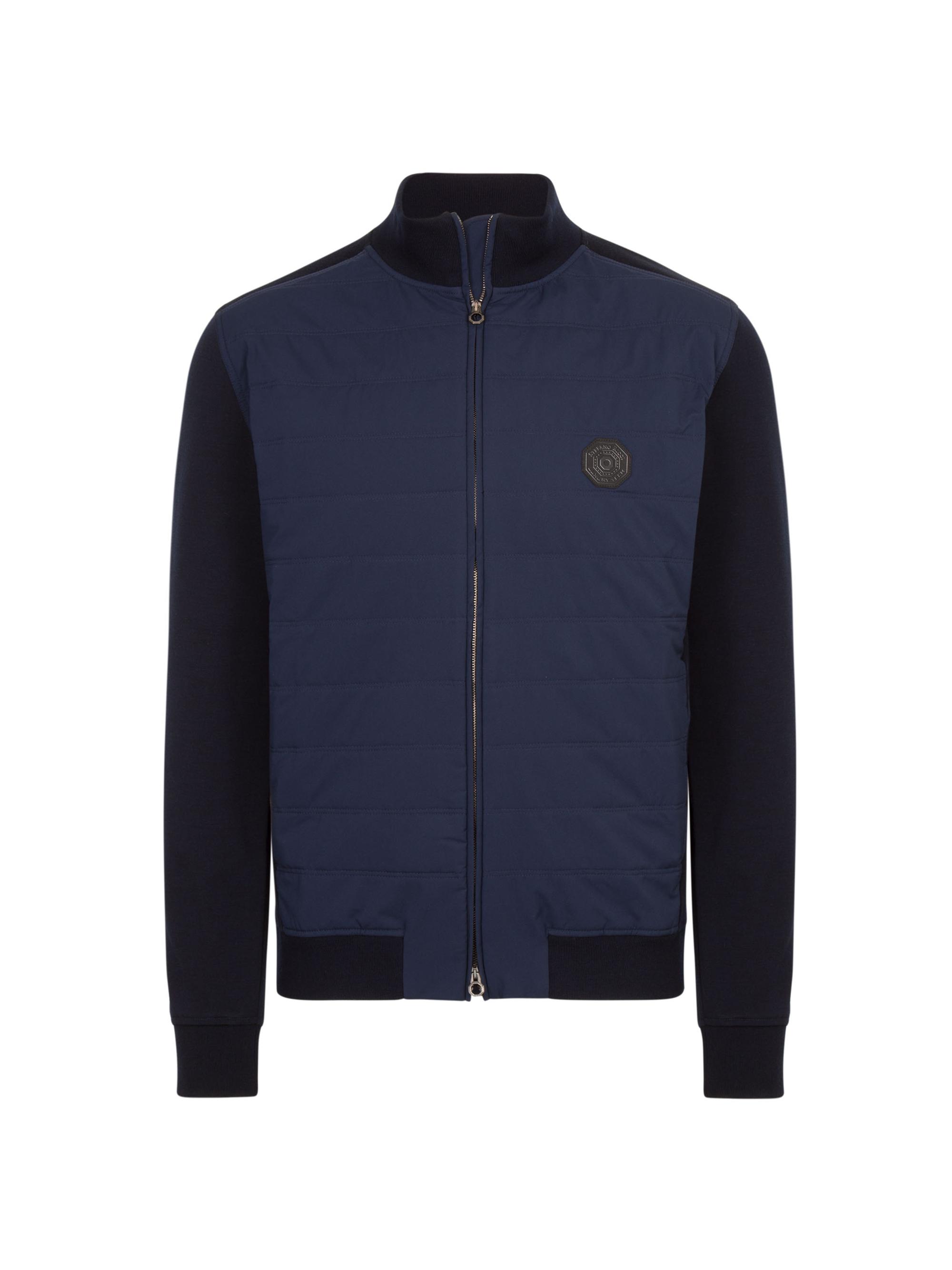 Stefano Ricci Men's Full Zip Sweater - Blue