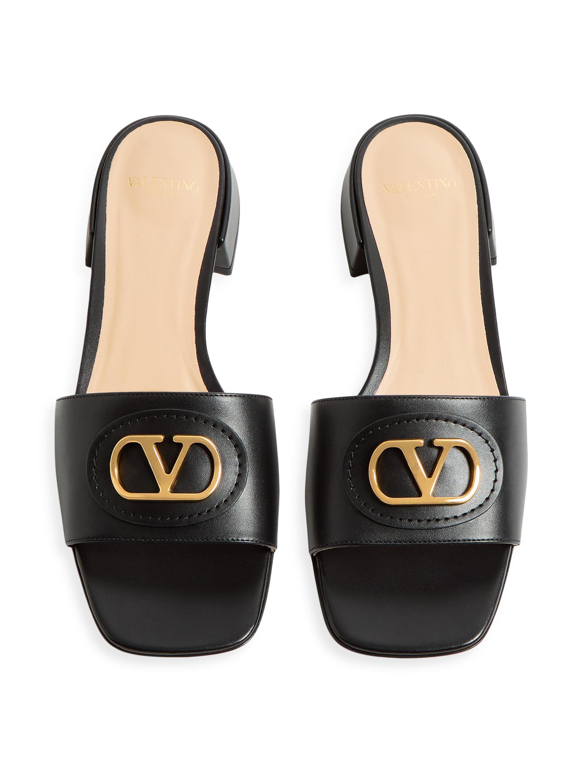 Valentino Garavani VLogo Signature 20MM Slide Sandals | Saks Fifth
