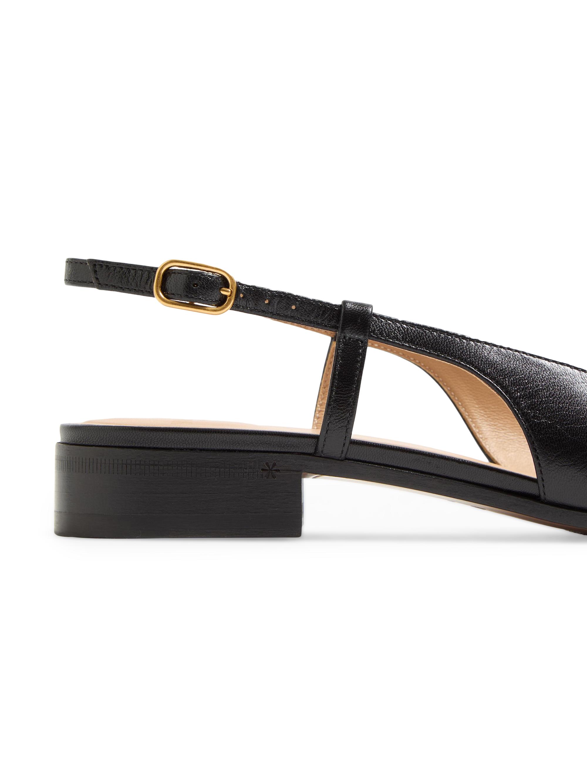 Valentino Garavani Valet Du Roi Kid Slingback Ballerinas