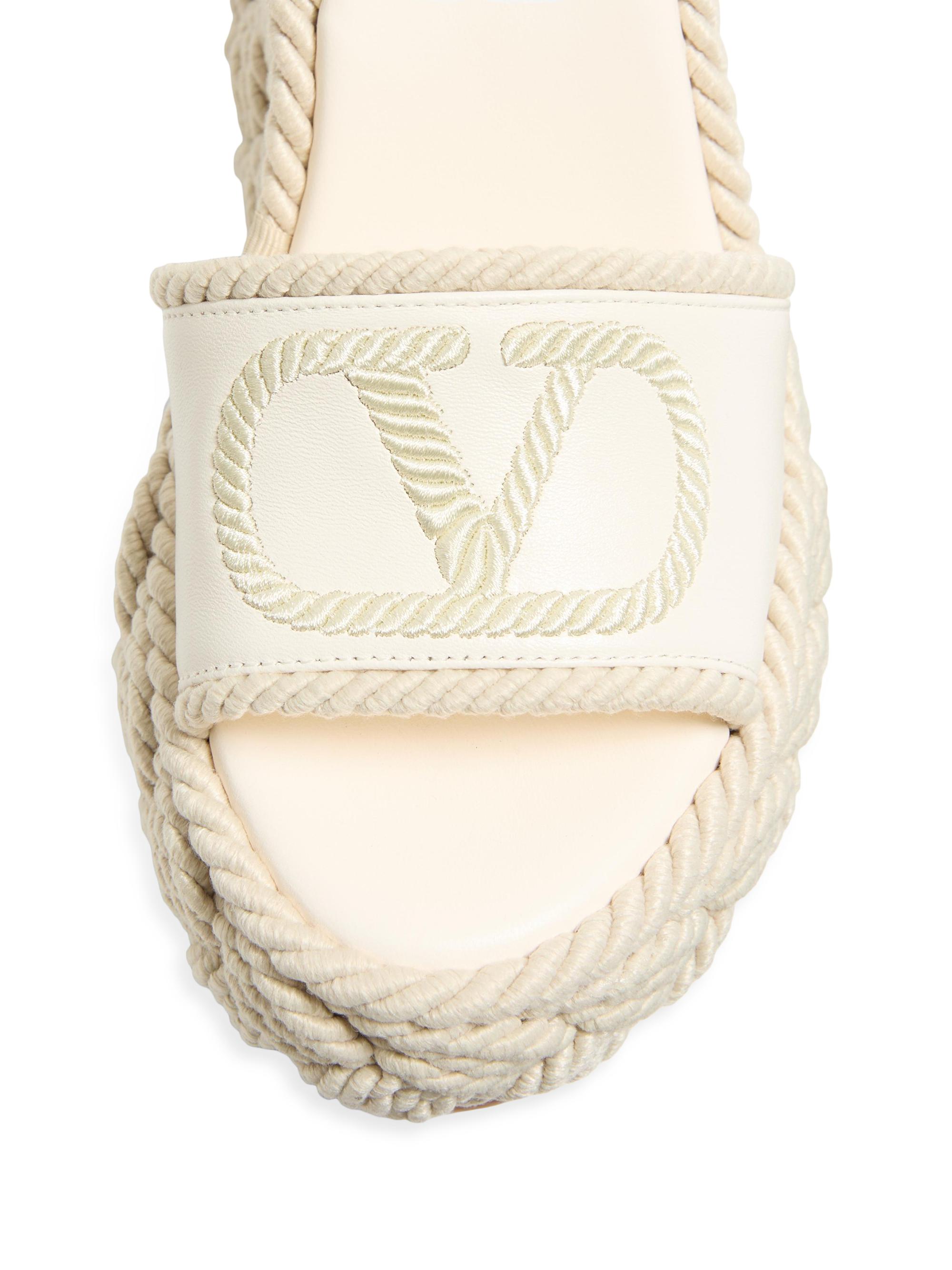 人気✨VALENTINO ホワイト ウェッジサンダル37 人気✨VALENTINO ホワイト ウェッジサンダル37 人気✨VALENTINO