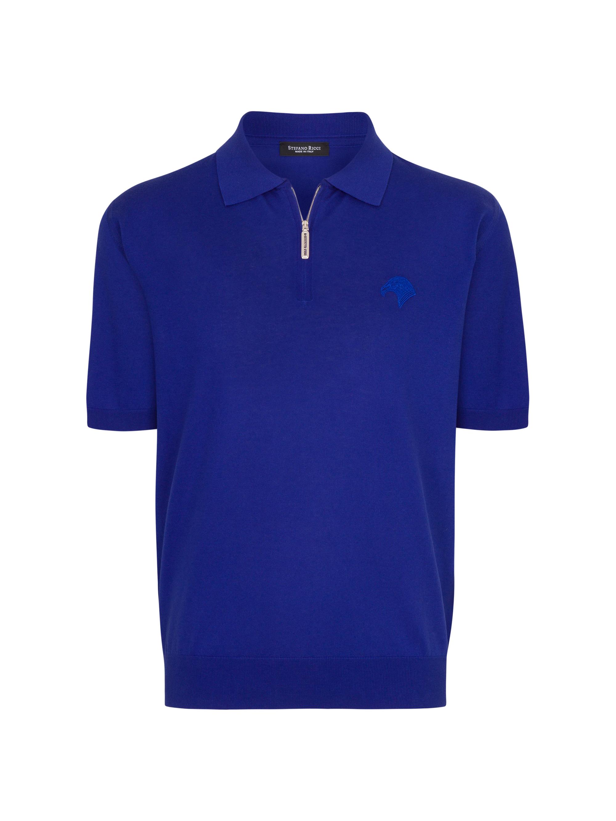 Stefano Ricci Men's Polo Shirt - Blue | Thumbnail 7