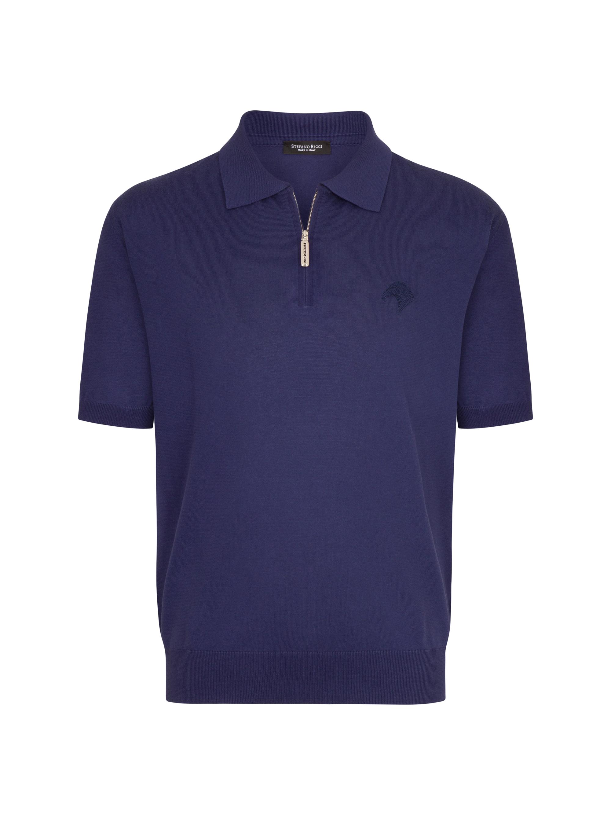 Stefano Ricci Men's Polo Shirt - Dark Blue