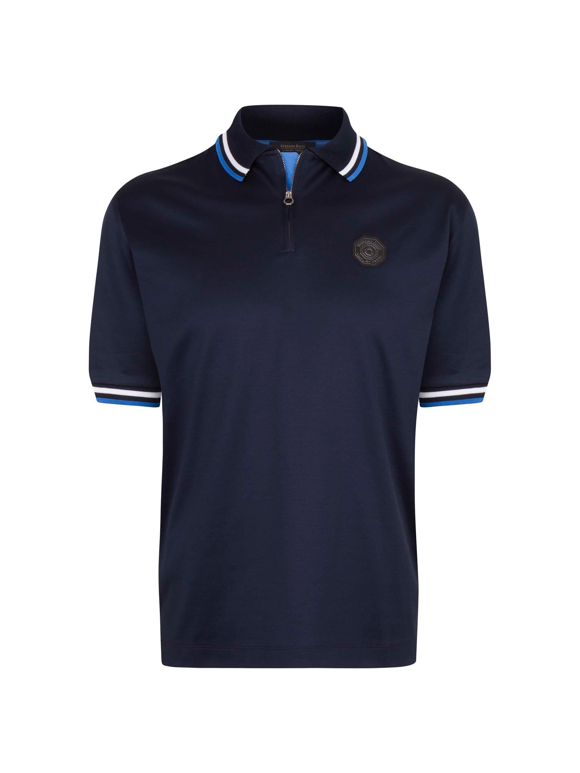 Stefano Ricci Men's Polo Shirt - Dark Blue