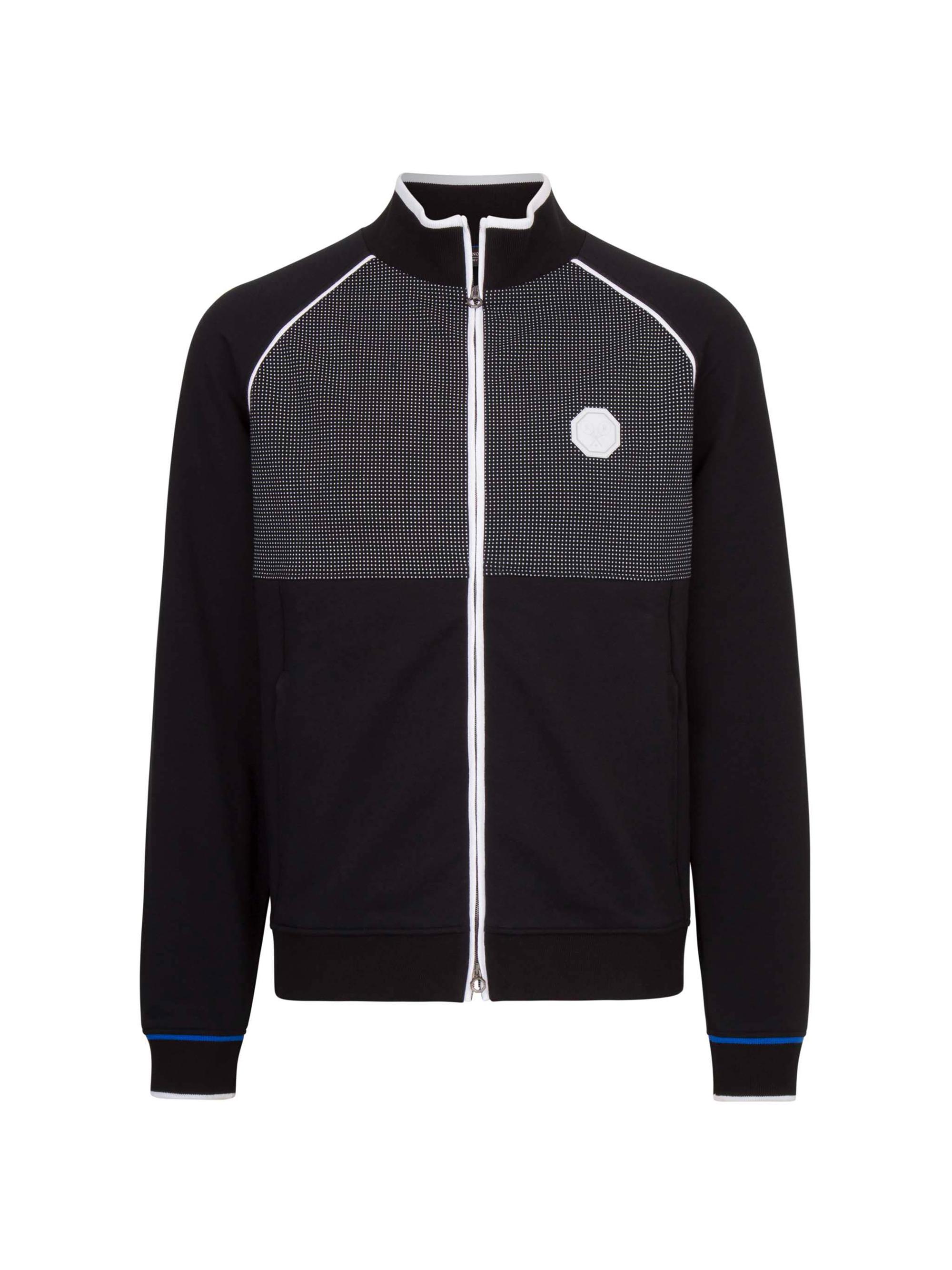 Stefano Ricci Men's Full Zip Up Jacket - Black