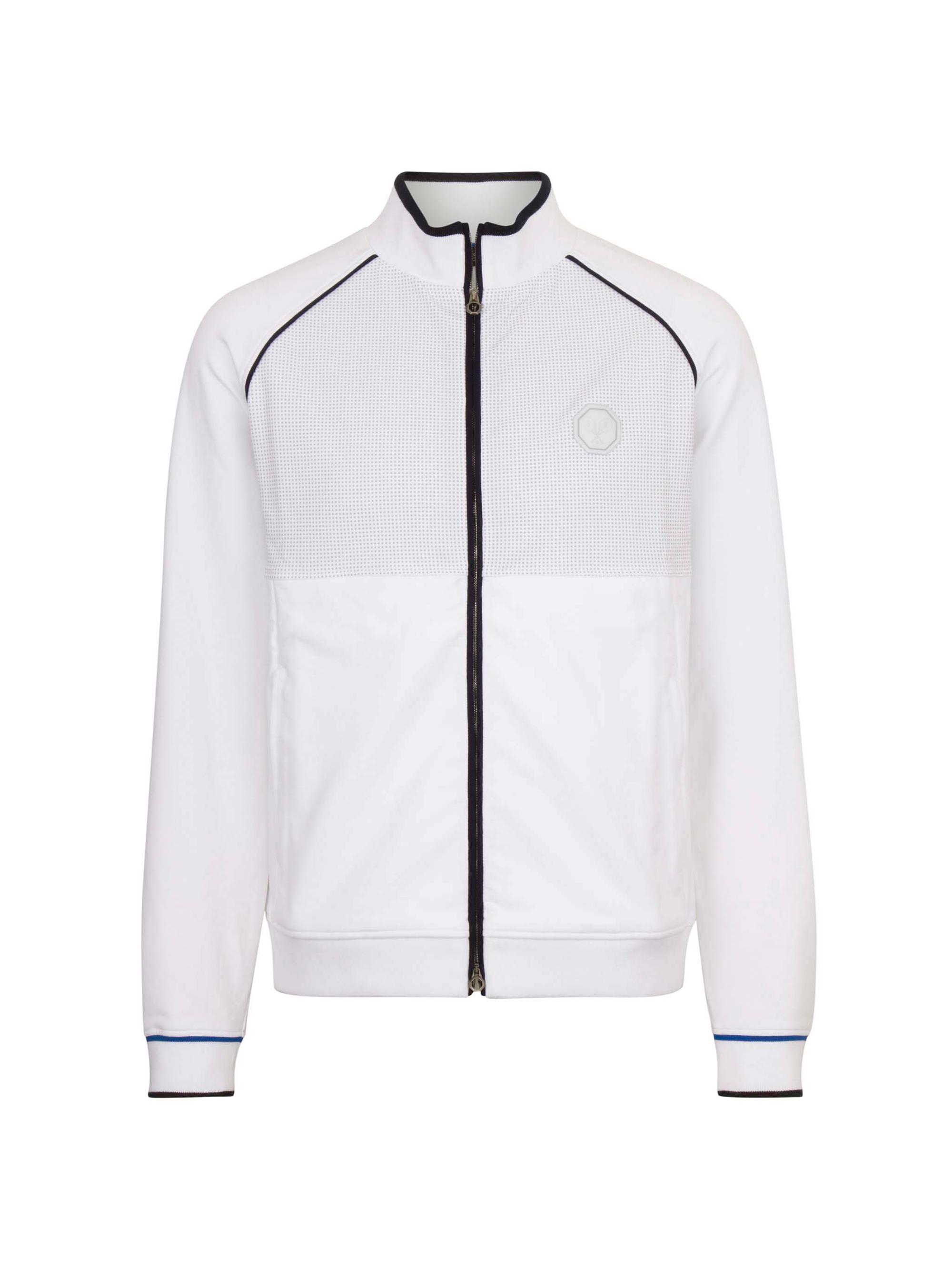 Stefano Ricci Men's Full Zip Up Jacket - White