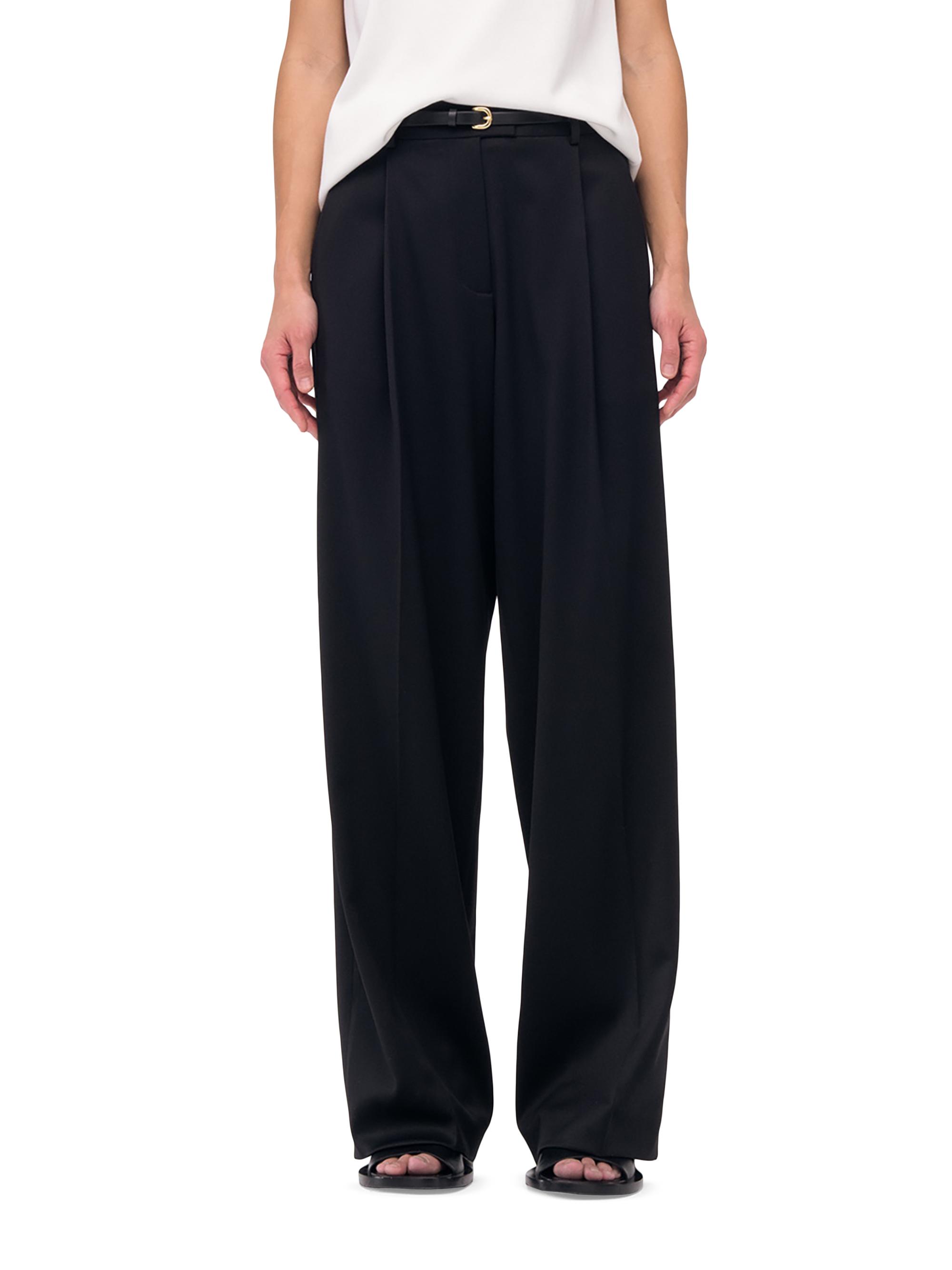 Another Tomorrow Relaxed Wide Leg Pants | Saks Fifth Avenue