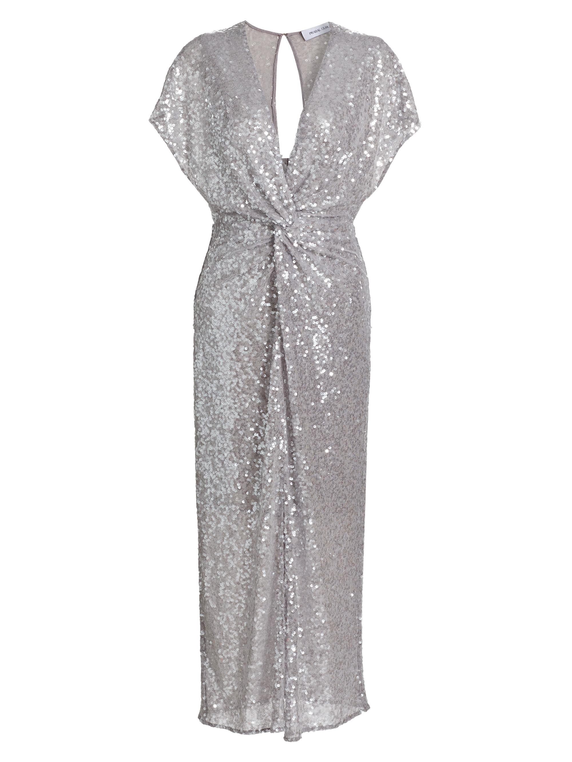 Prabal Gurung Women's Jackie Sequin Midi Dress - Grey