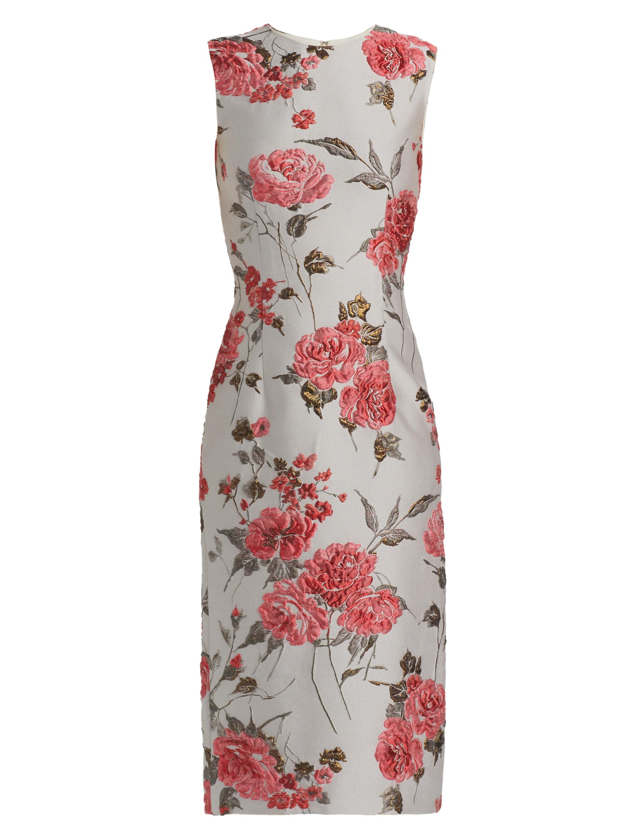 Prabal Gurung Women's Floral Sleeveless Sheath Midi-Dress - Ecru Multi