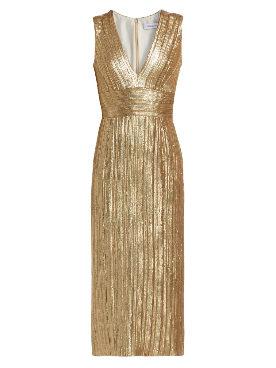 prabal gurung sequin dress Atelier Prabal Gurung Women's Shalom Floral Sequined Strapless Gown - Black Multi