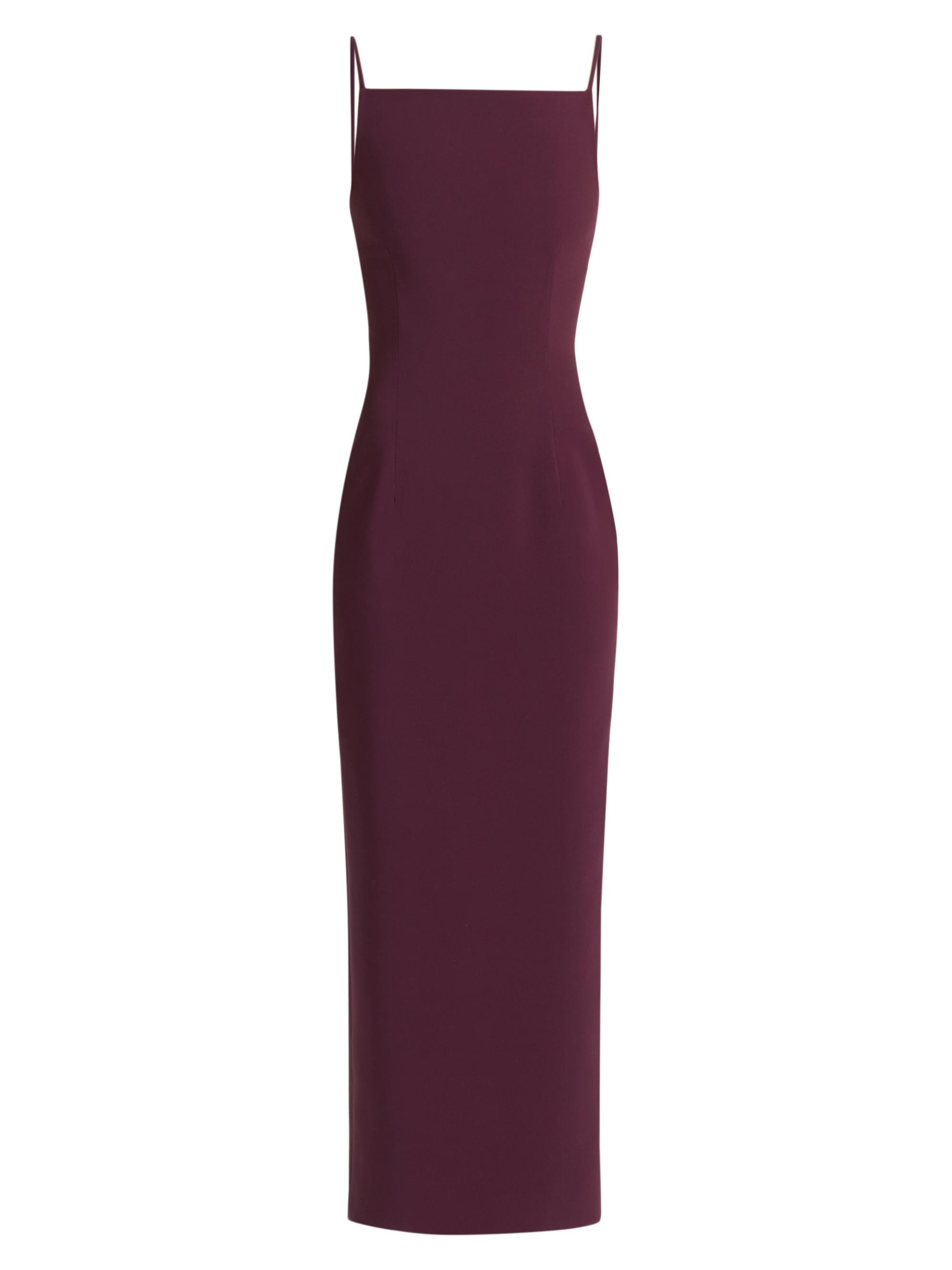Prabal Gurung Women's Square Neck Maxi Dress - Plum