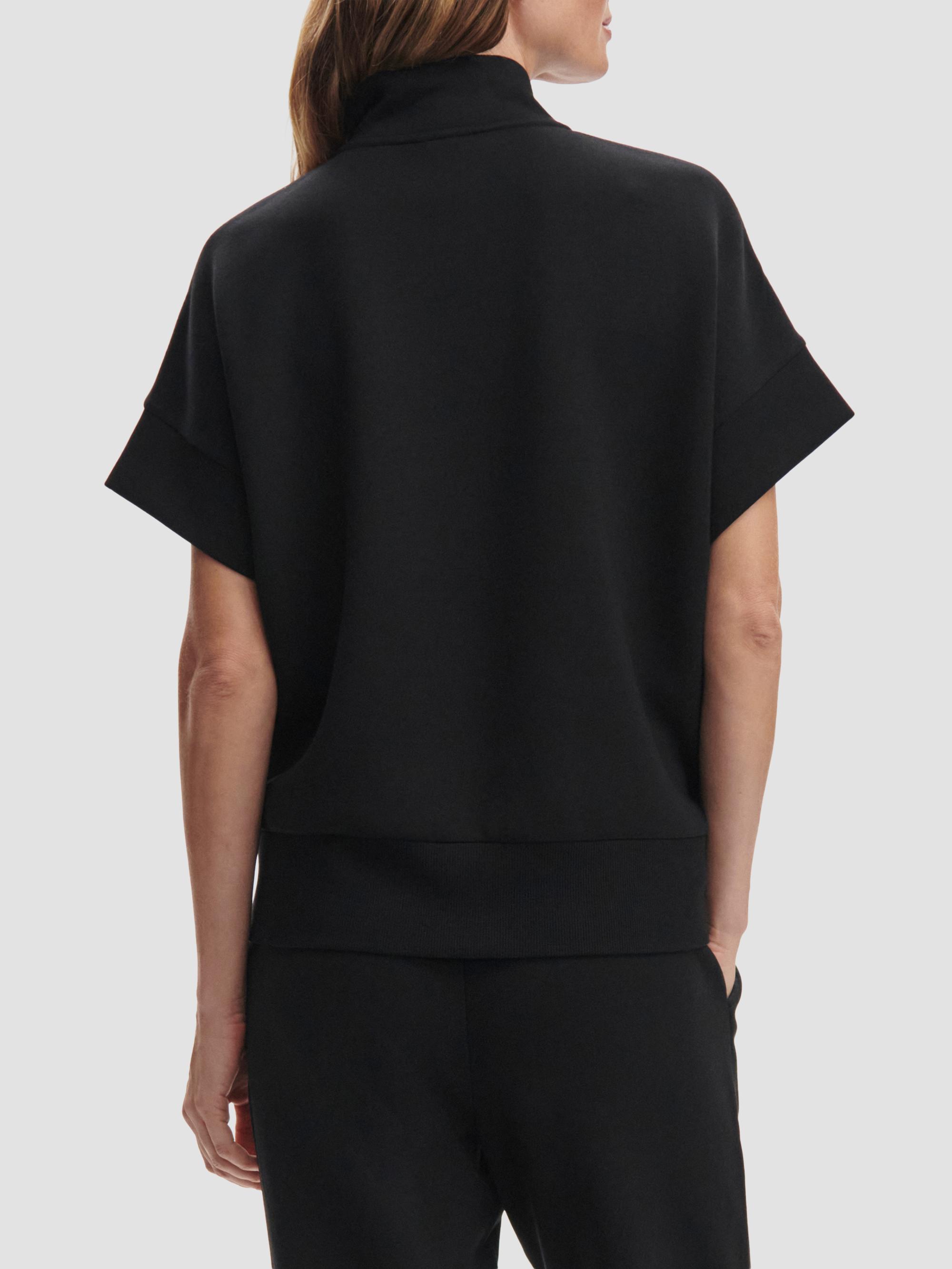 Varley Women's Ritchie Short-Sleeve Half-Zip Pullover - Black | Thumbnail 7