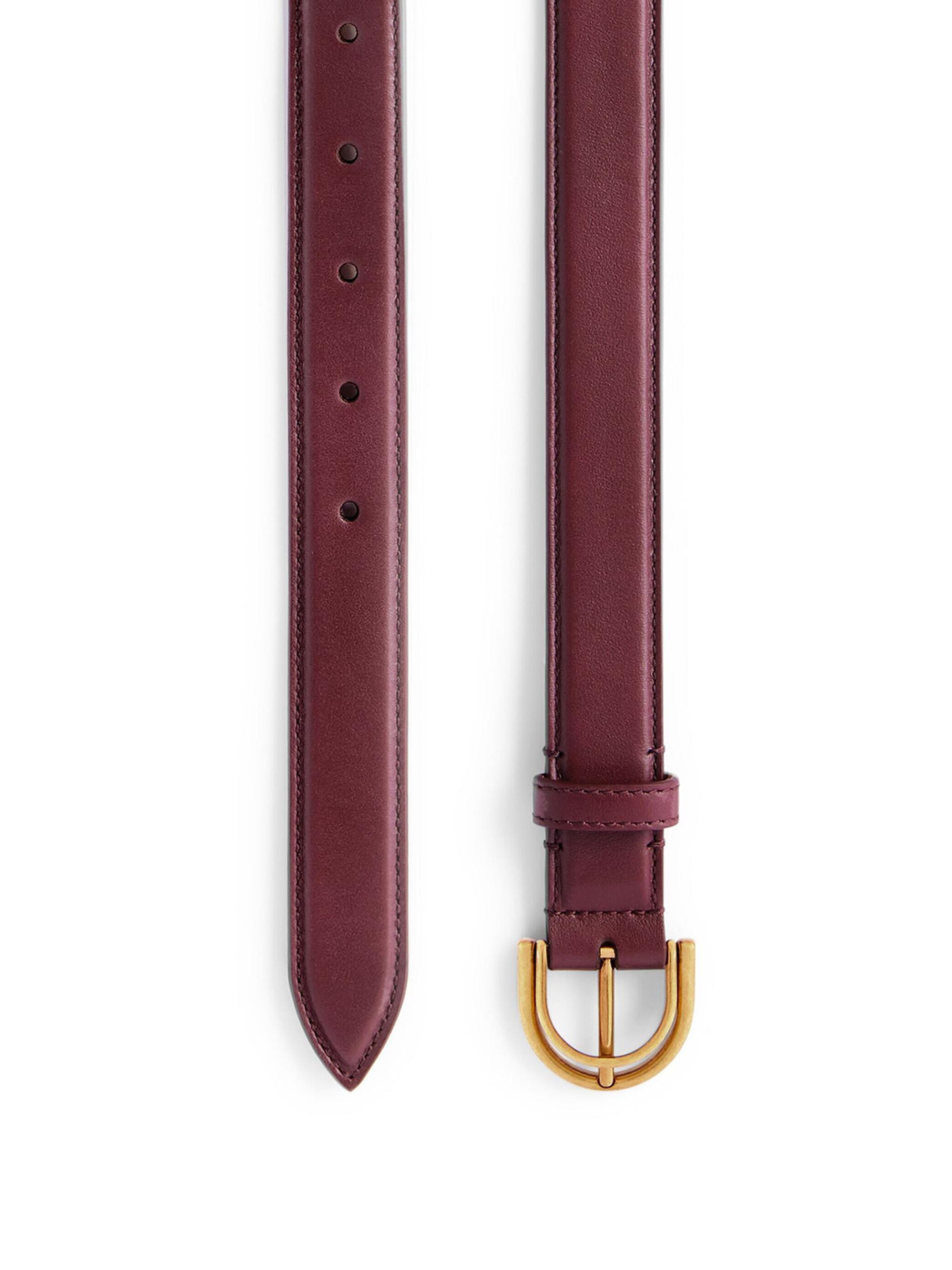 Balenciaga Women's Rodeo Belt - Burgundy