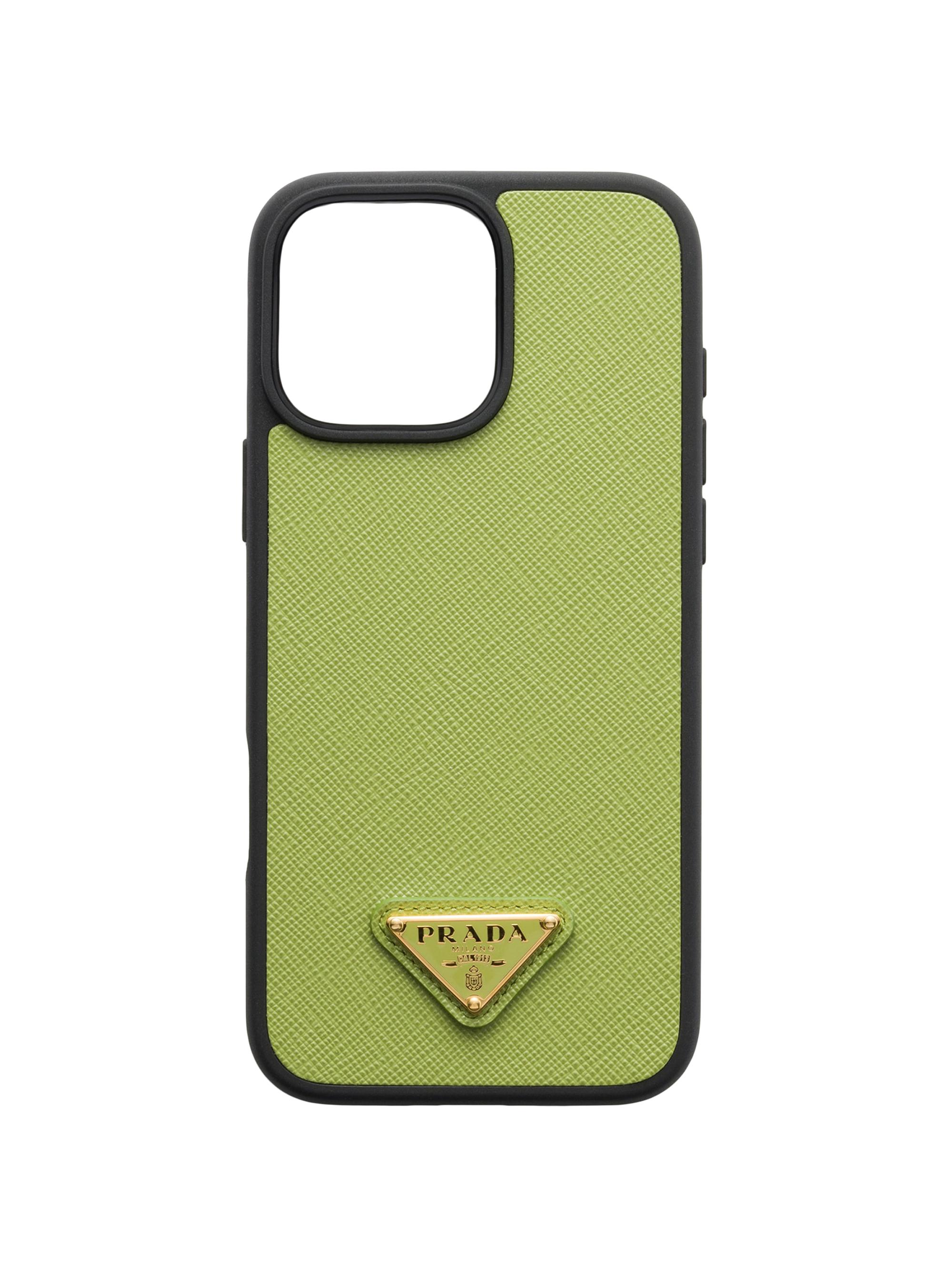 Prada Saffiano Leather Cover for iPhone 15 Pro Max | Saks