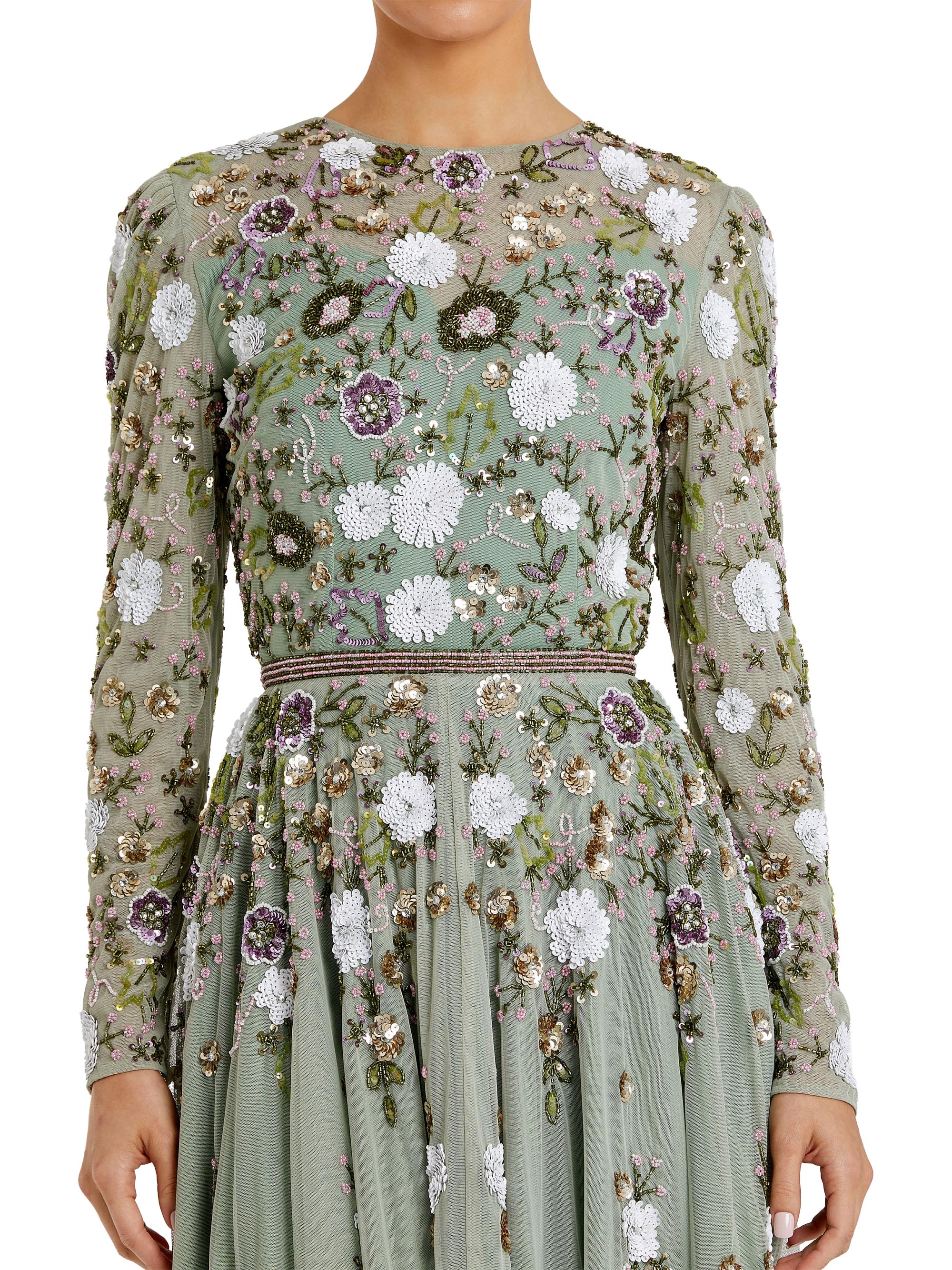 white christmas dresses Mac Duggal Embellished Butterfly Sleeve Cocktail Dress main image 1