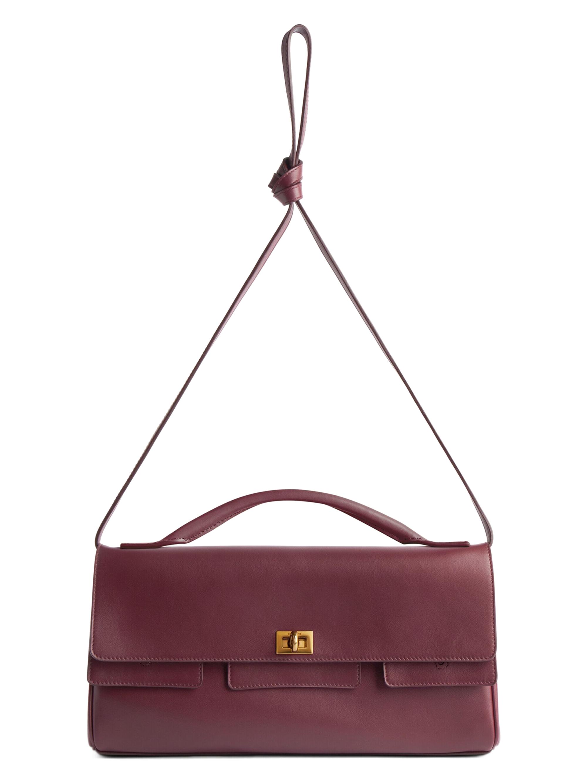 Balenciaga Women's Bel Air Small Clutch on Strap - Cloud Grey