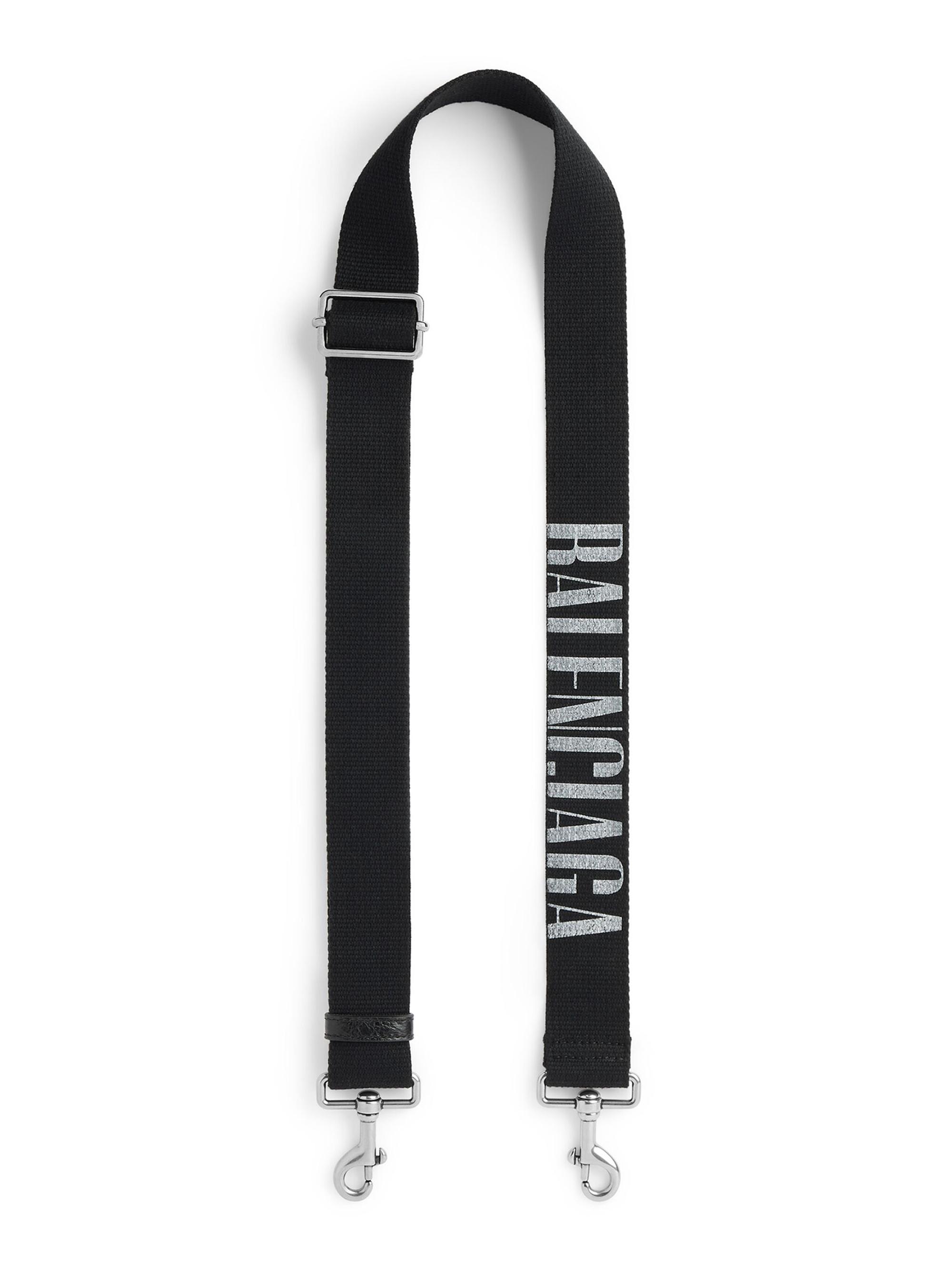 Balenciaga Men's Editor Strap - Black White