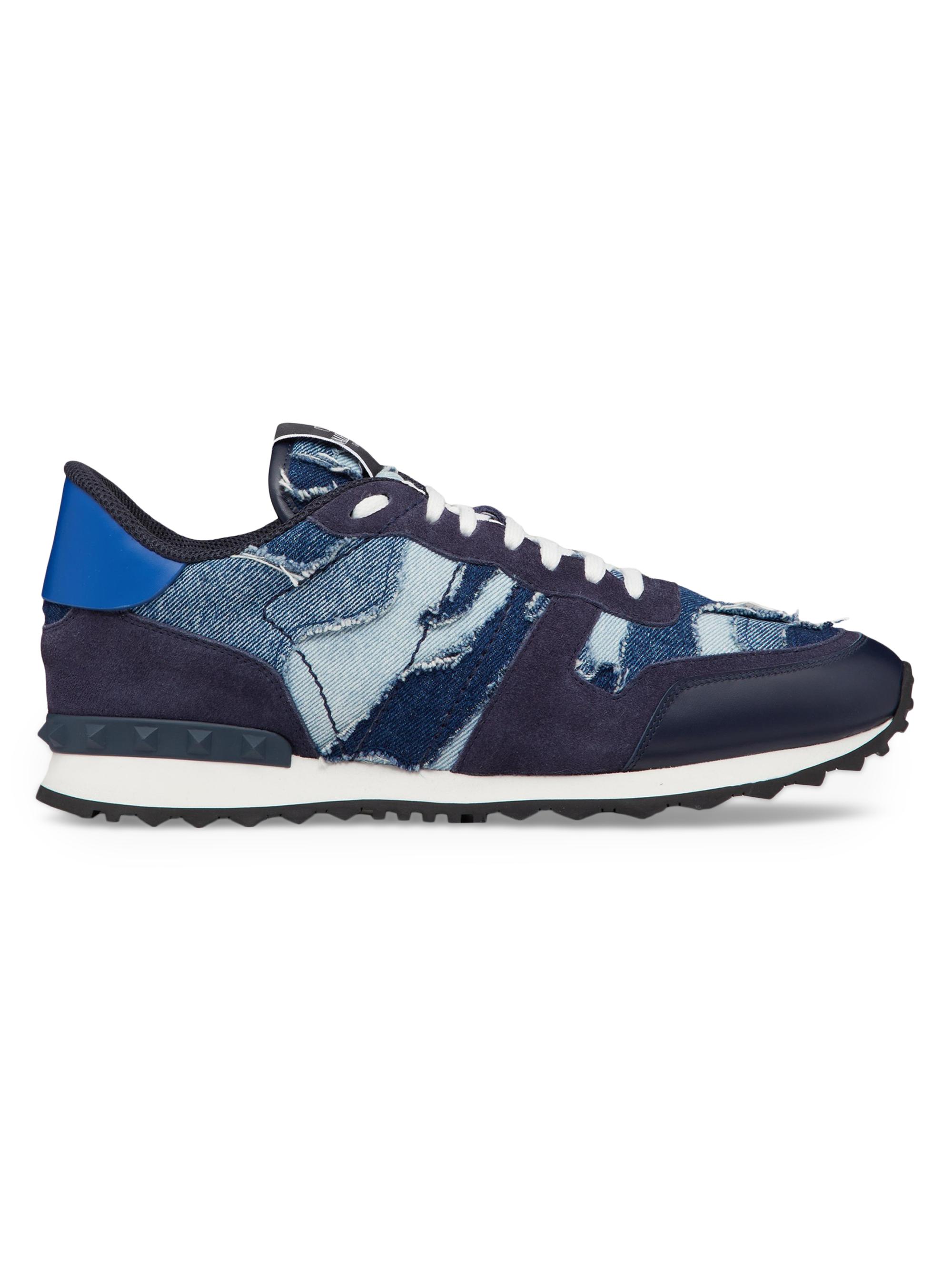Valentino Garavani Rockrunner Camouflage Sneakers | Saks Fifth Avenue