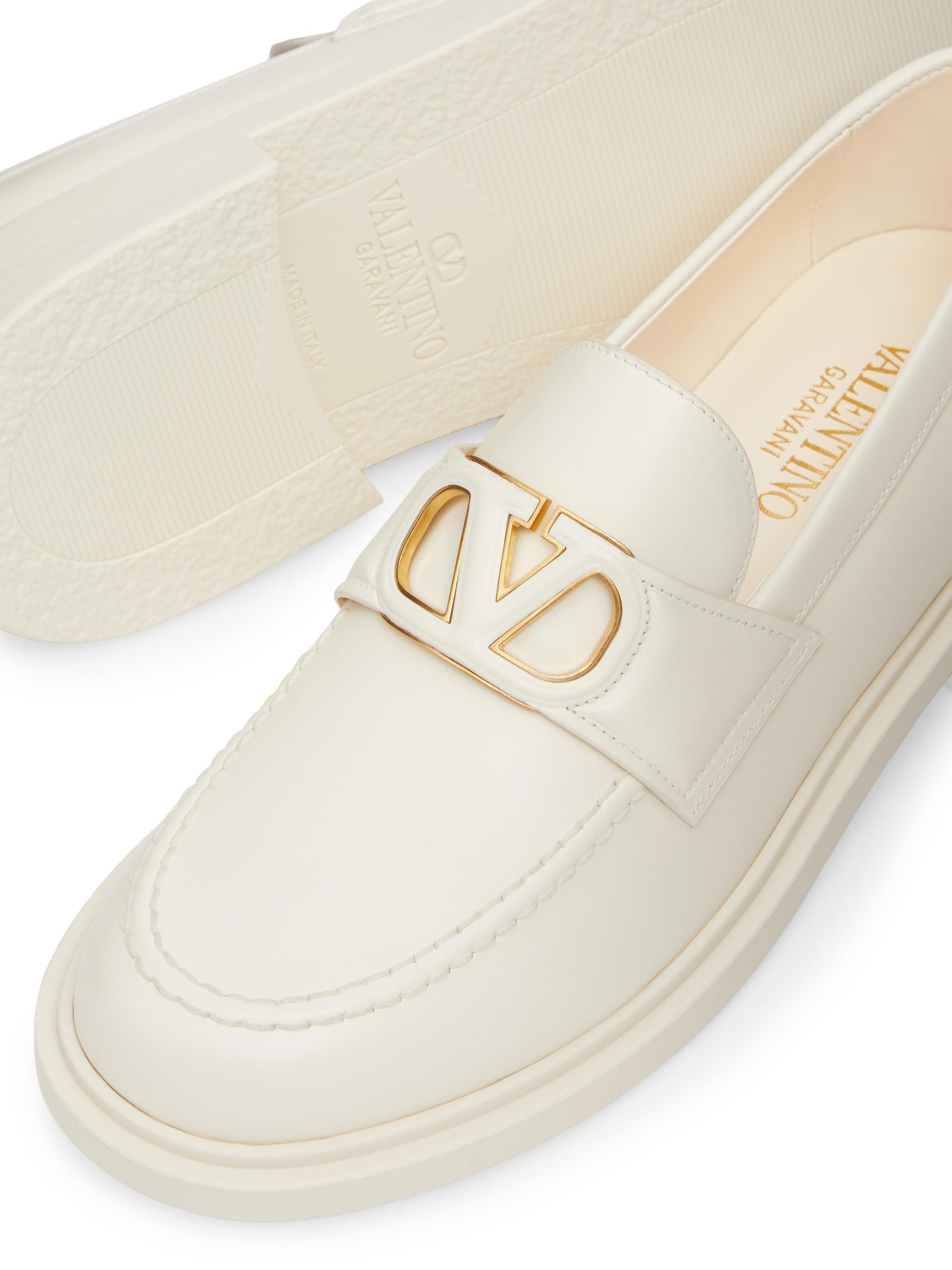 Valentino Garavani VLogo Signature Calfskin Loafers Saks Fifth