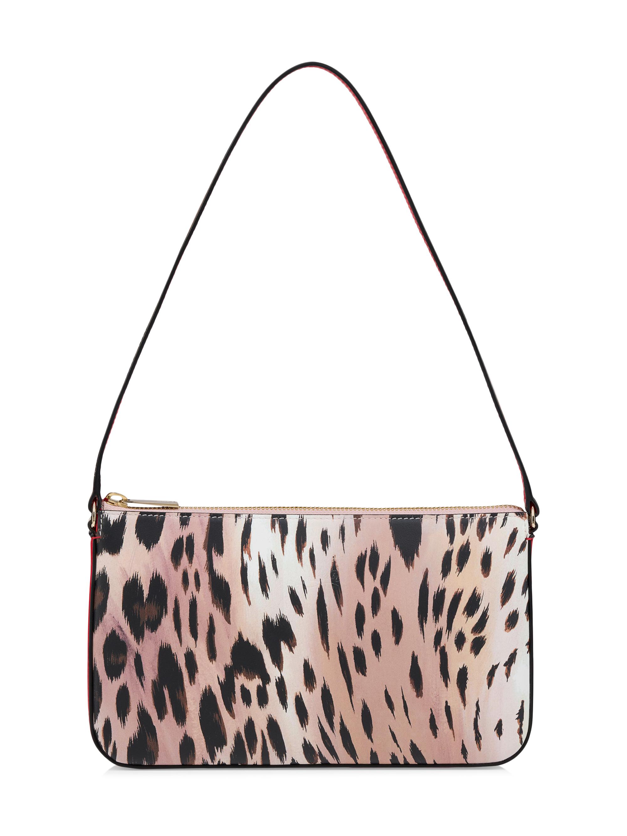Christian Louboutin Women's Loubila Gigi-Print Leather Shoulder Bag