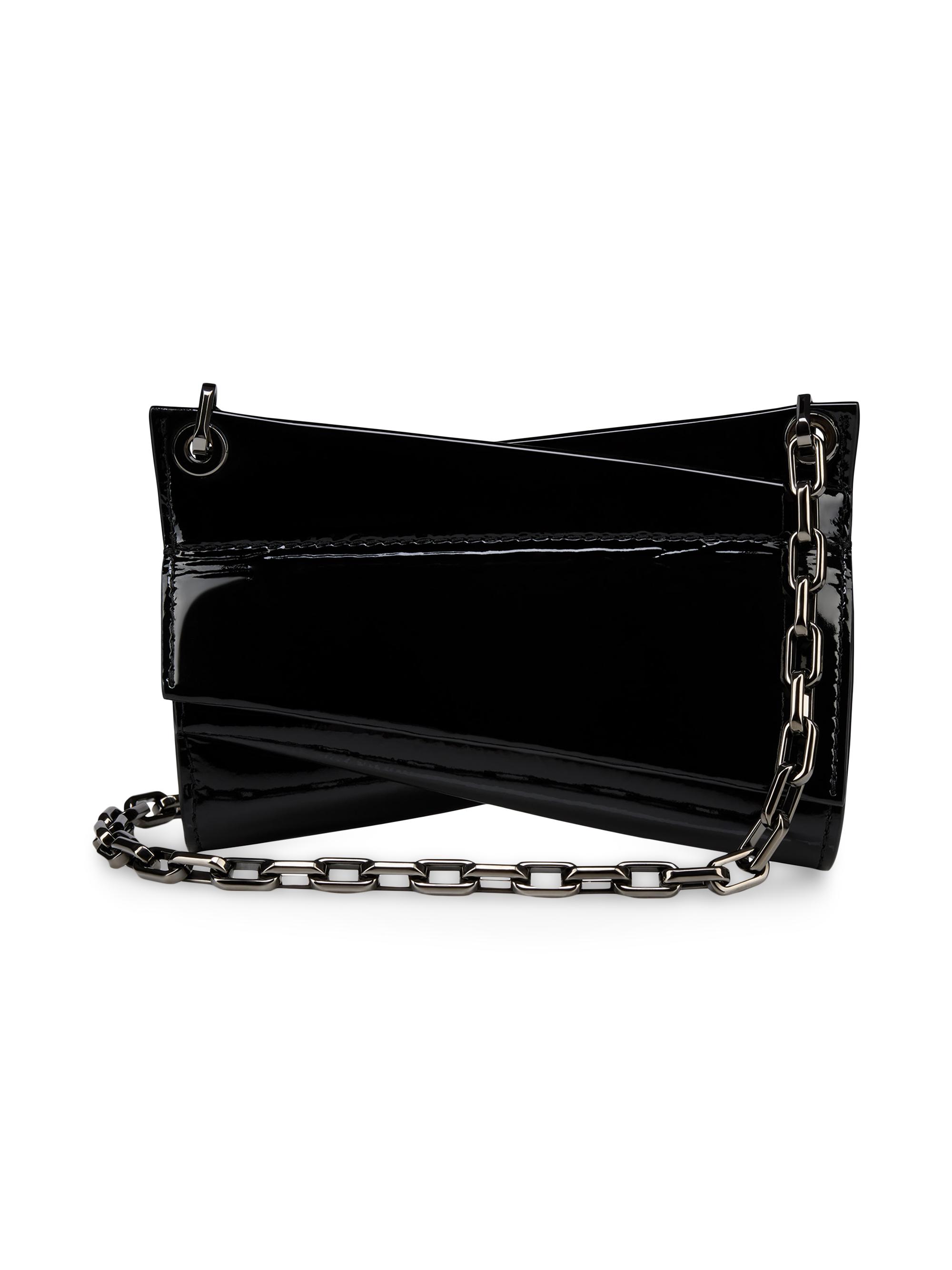 Christian Louboutin Women's Mini Loubitwist Patent Leather Clutch - Vintage Rose