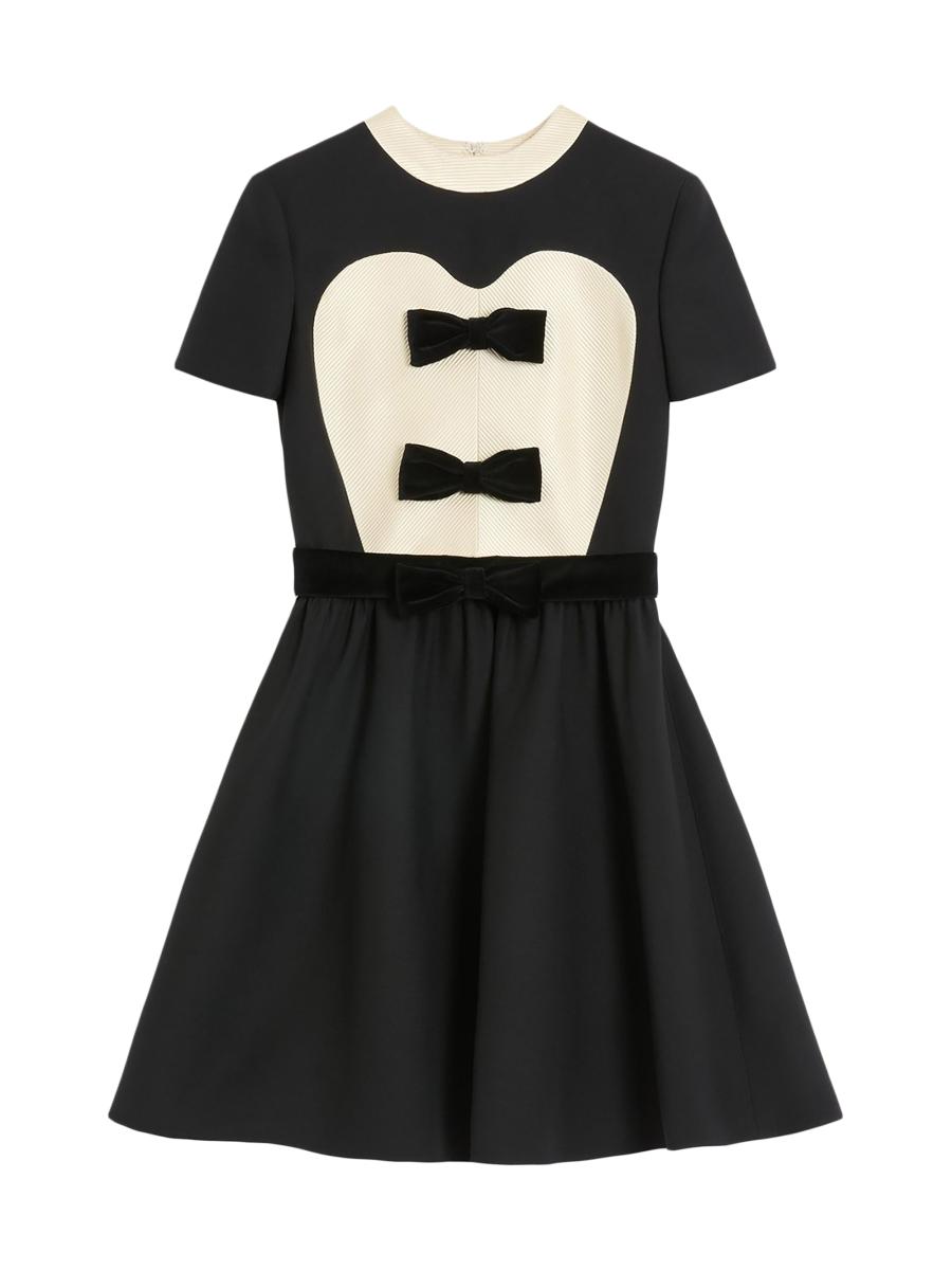 Valentino Garavani Crepe Couture Short Dress | Saks Fifth Avenue