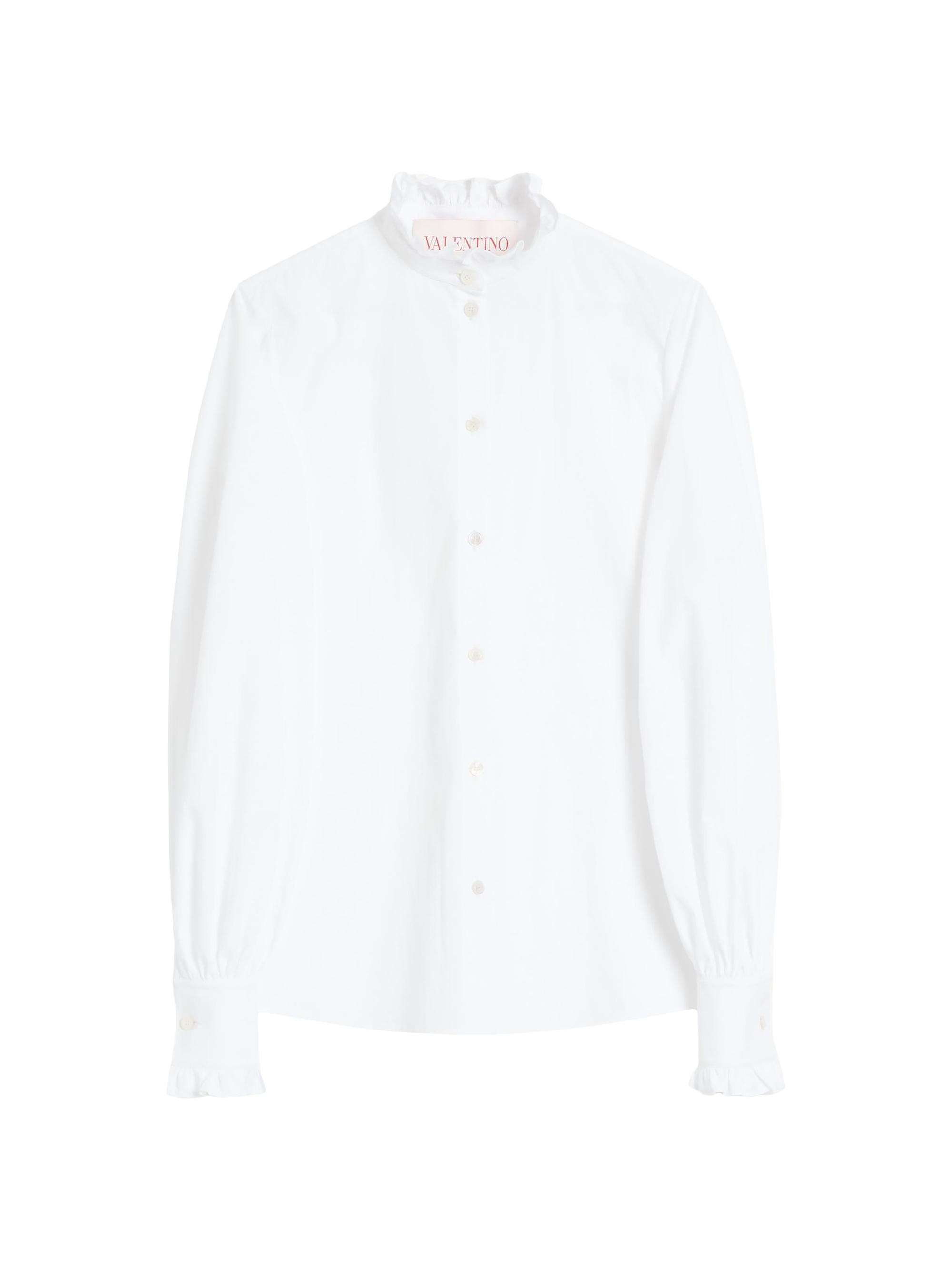 Valentino Garavani Women's Cotton Poplin Shirt - Optic White