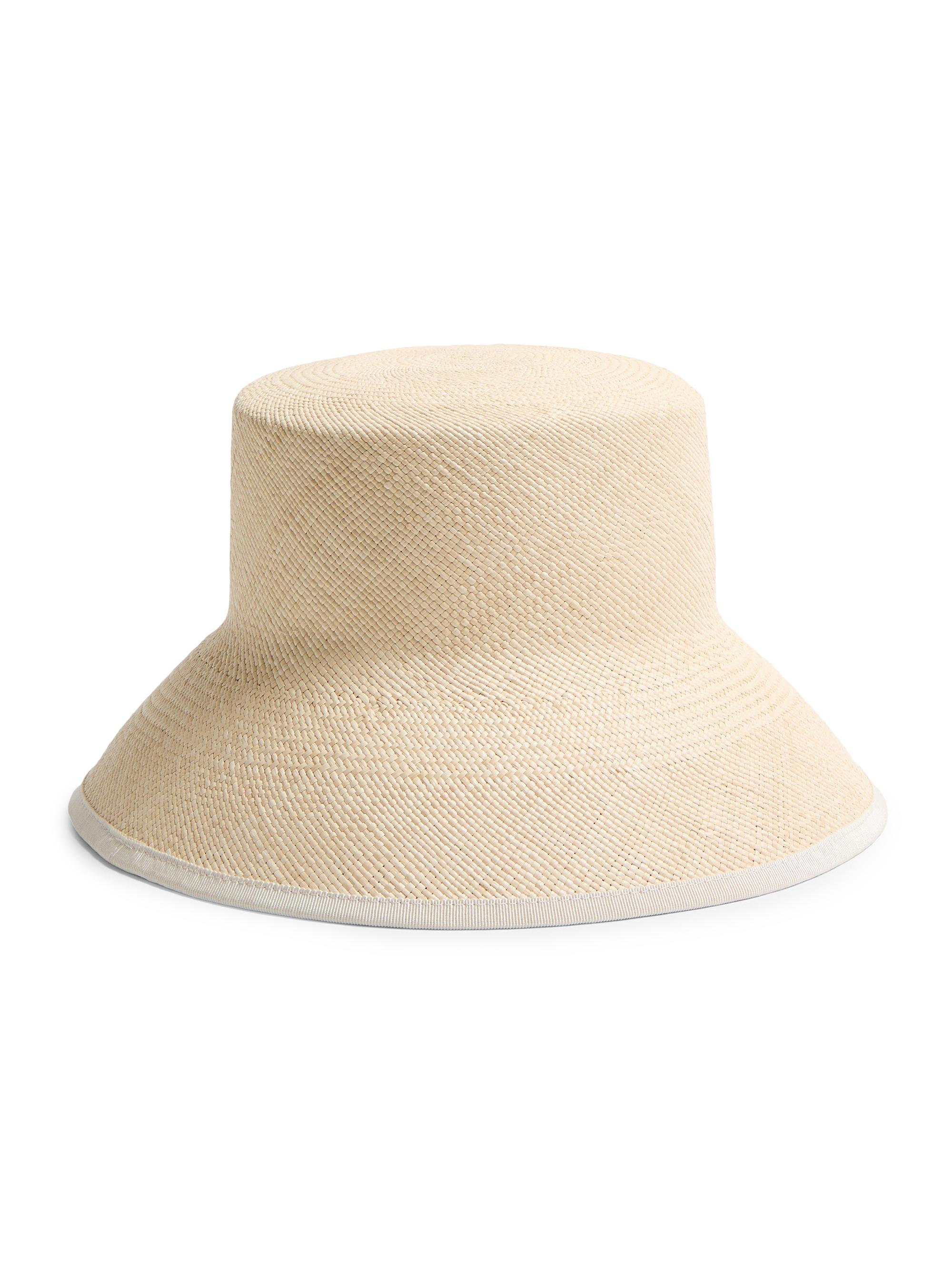 Valentino Garavani VLogo Signature Straw Bucket Hat with