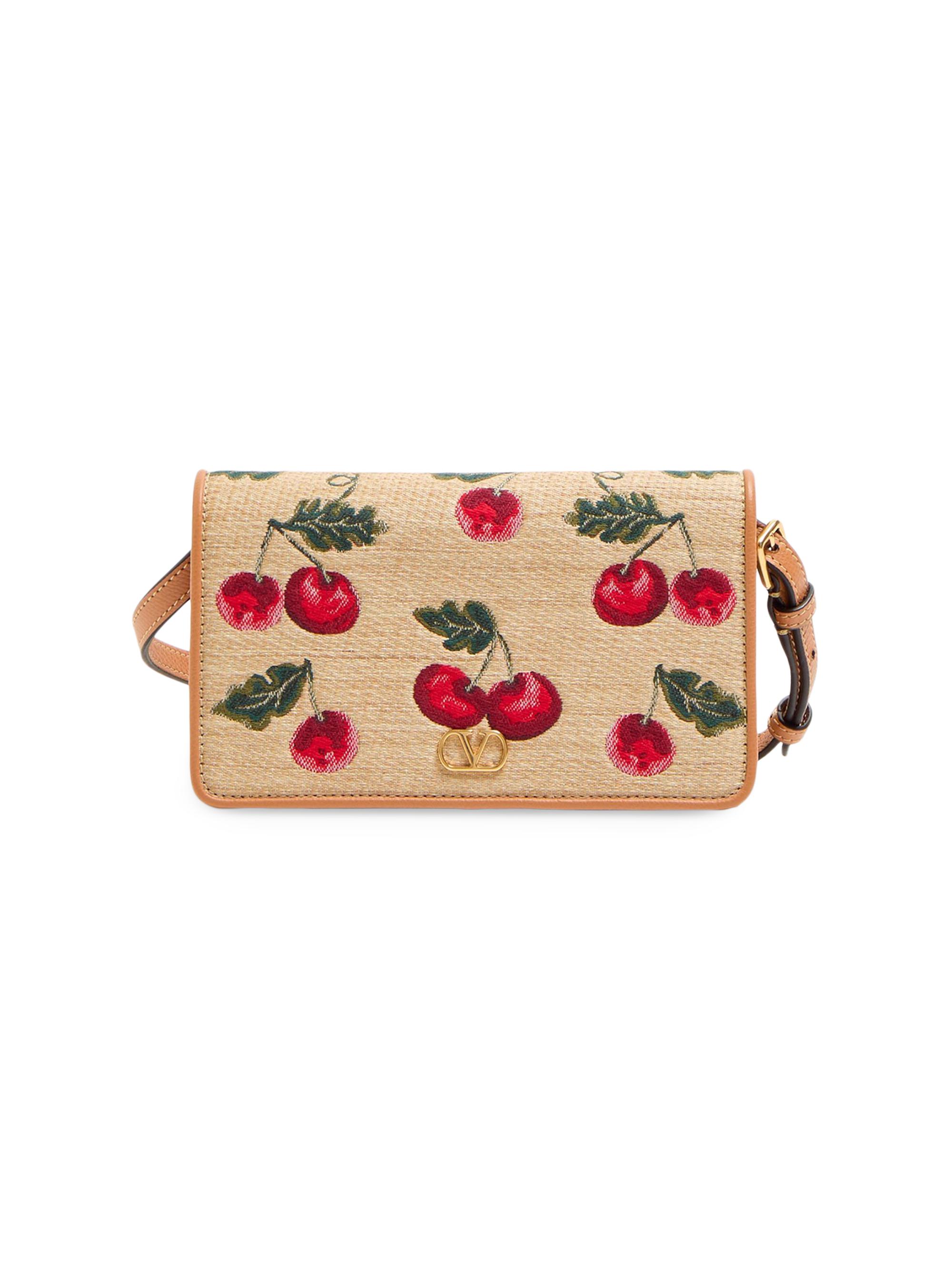 Valentino Garavani Women's Vlogo Signature Mini Shoulder Bag - Natural Red
