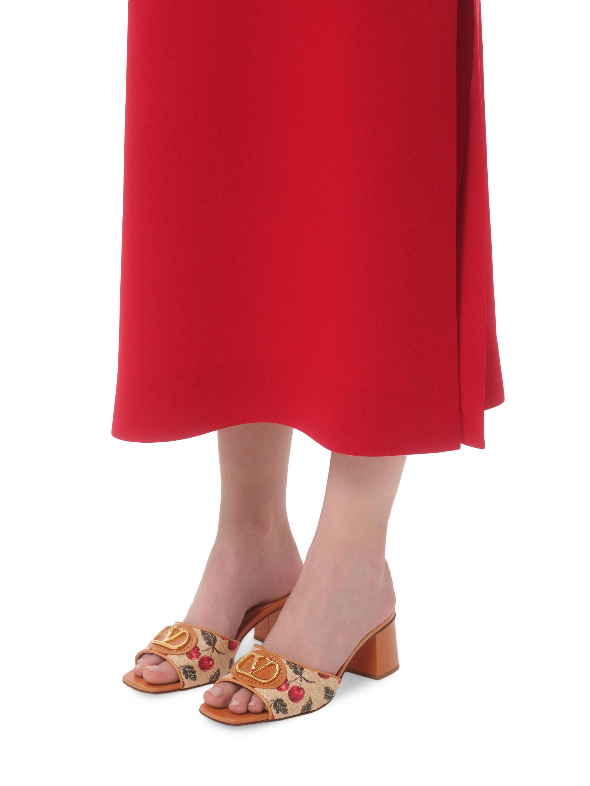 Valentino Garavani VLogo Signature Cherryfic Slide Sandals 60MM