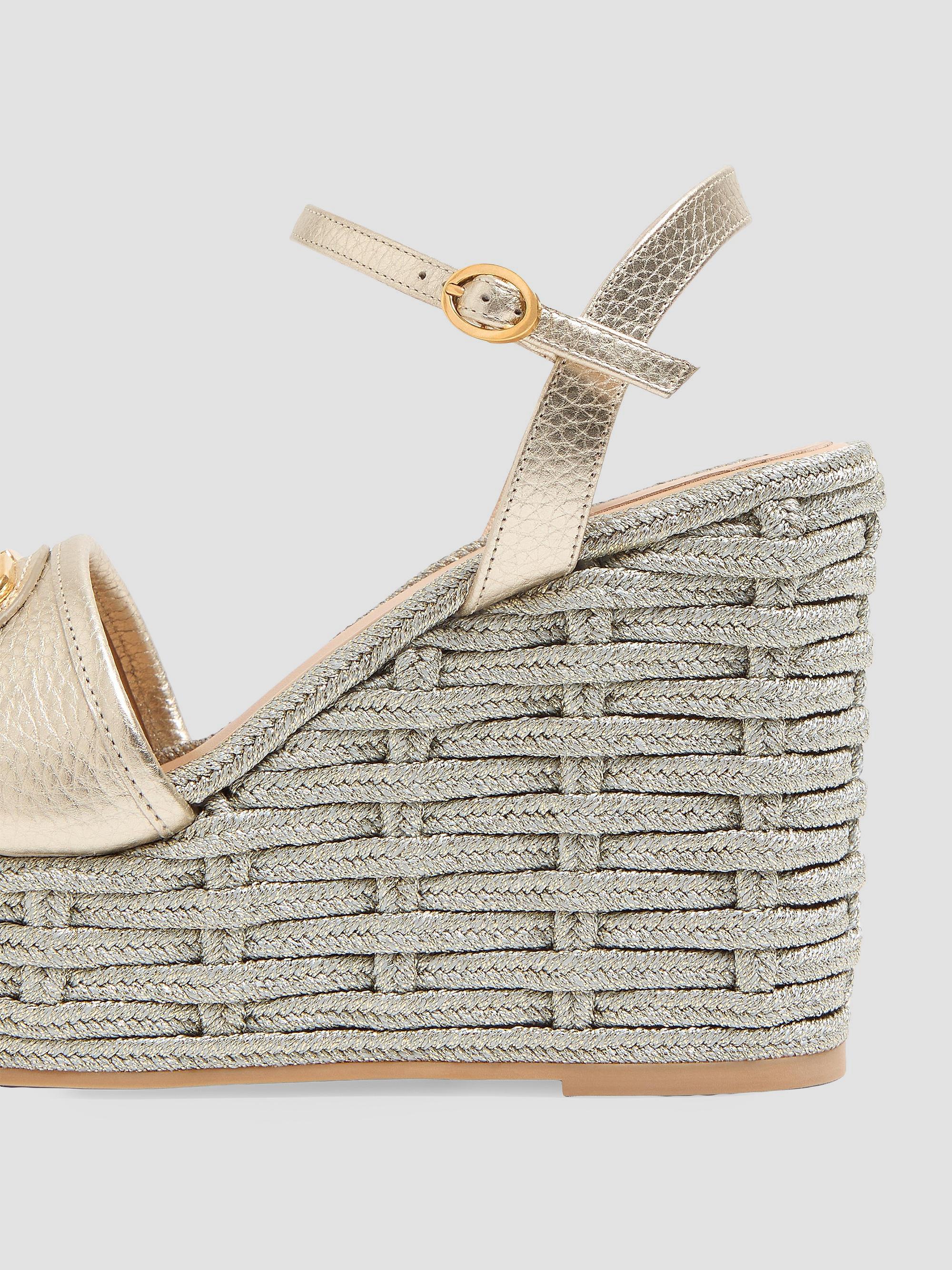Valentino Garavani VLogo Signature Wedge Sandals 120MM | Saks