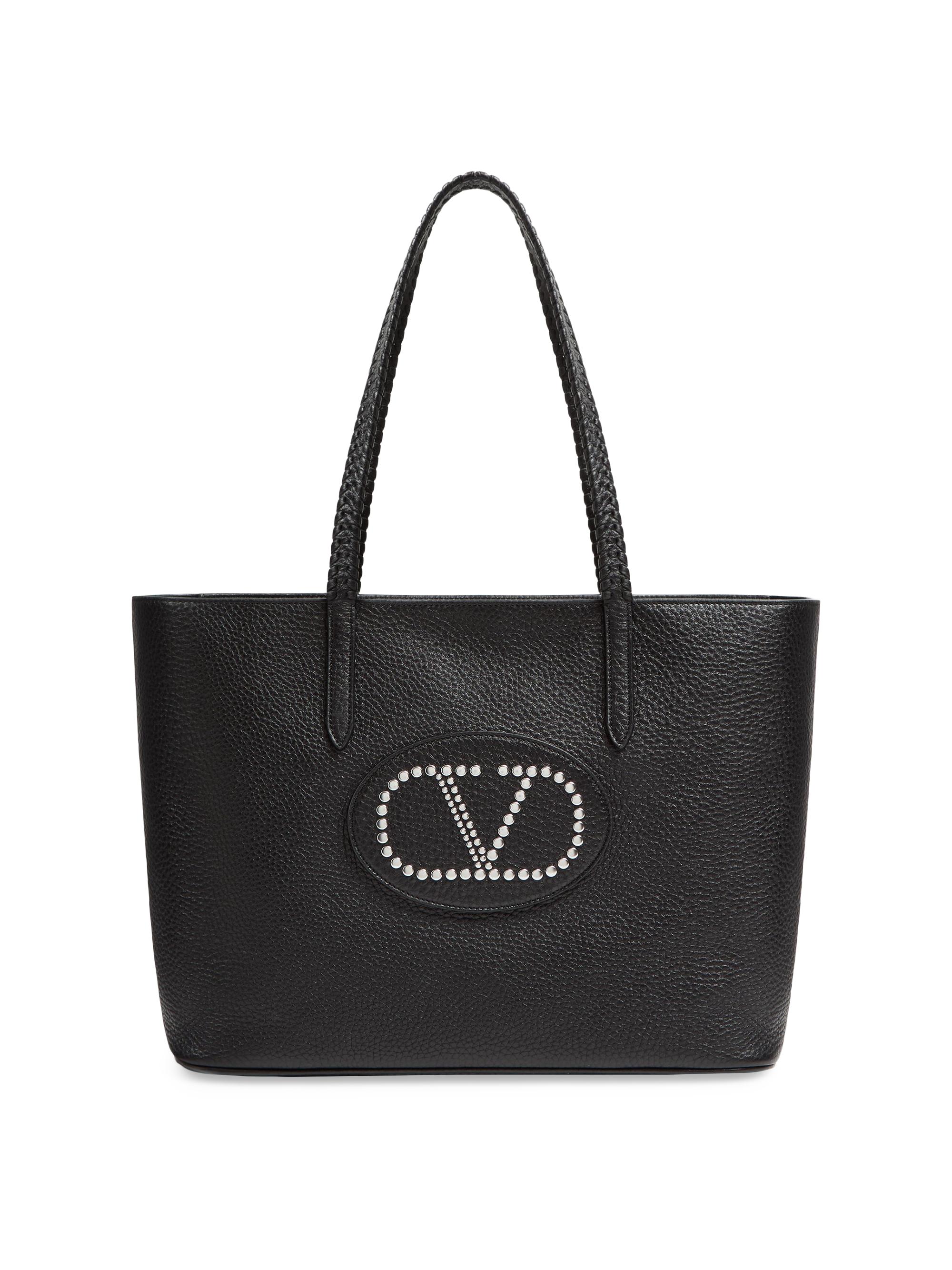 VALENTINO ブラック トートバッグ VALENTINO GARAVANI(ヴァレンティノ・ガラヴァーニ) ロックスタッズ