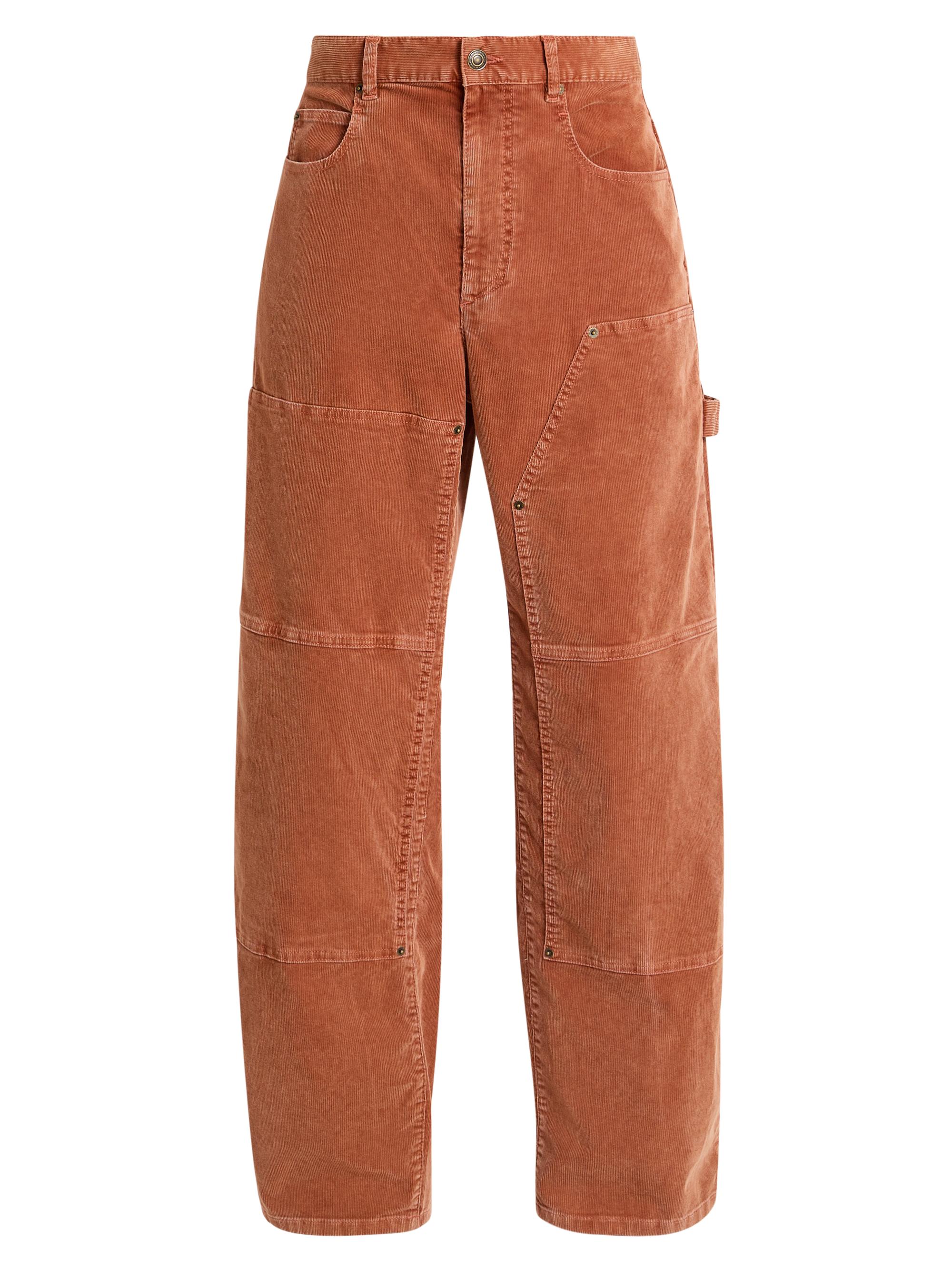 Isabel Marant Men's Lorson Cargo Jeans - Rust