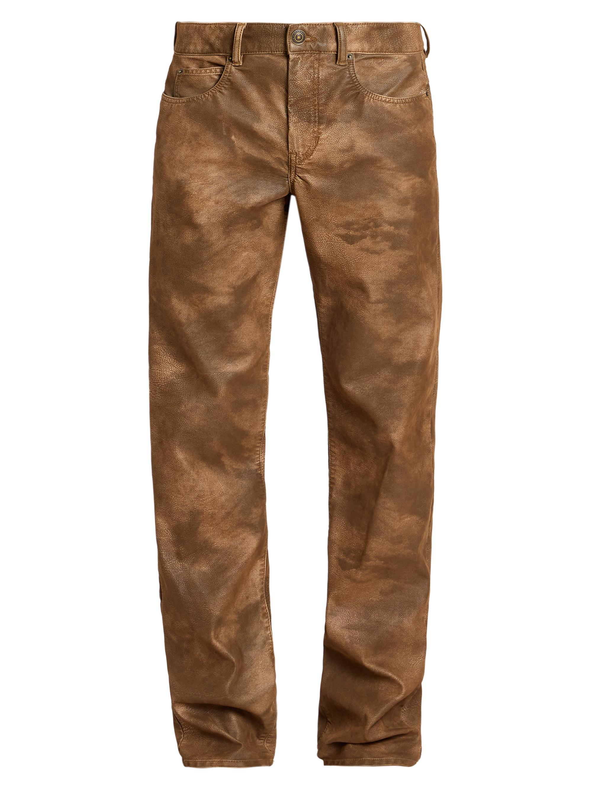 Isabel Marant Men's Lewys Five-Pocket Jeans - Tobacco