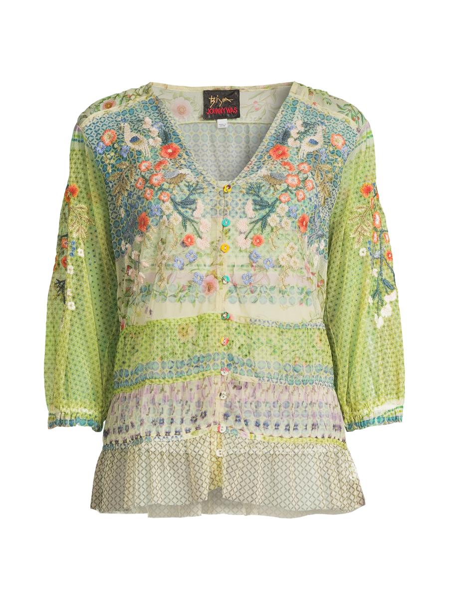 Johnny&#39;s - はす Buy OVERSIZED SHIRT TUNIC | Johnny Was