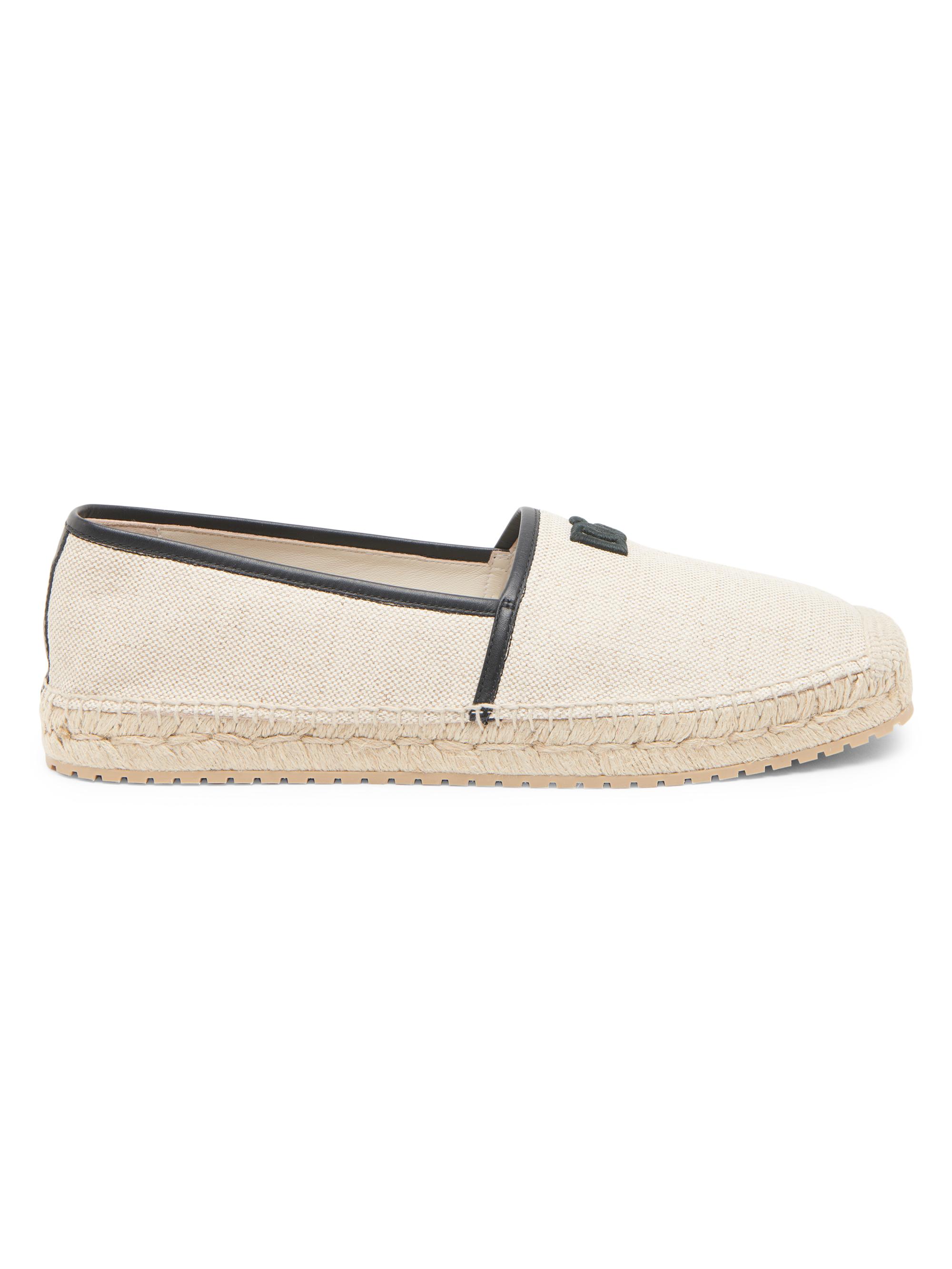 Dolce & Gabbana Men's Embroidered Logo Woven Espadrilles -