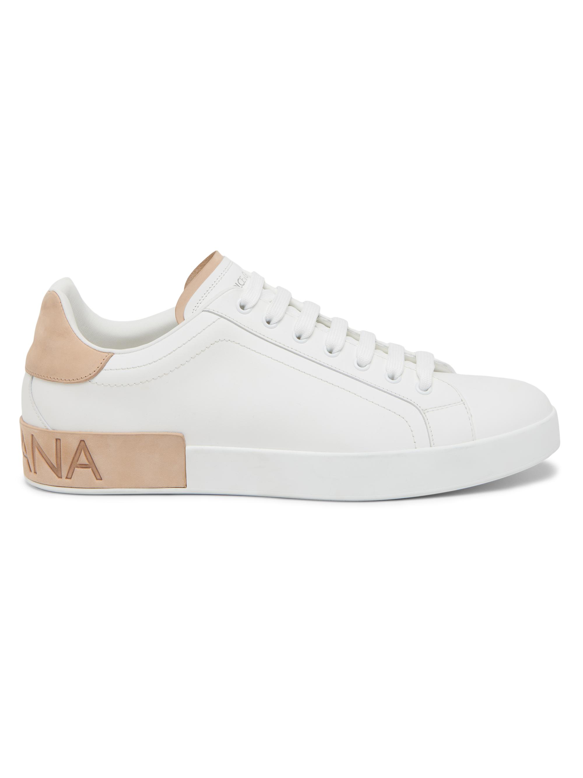 Dolce&Gabbana Leather Low-Top Sneakers | Saks Fifth Avenue