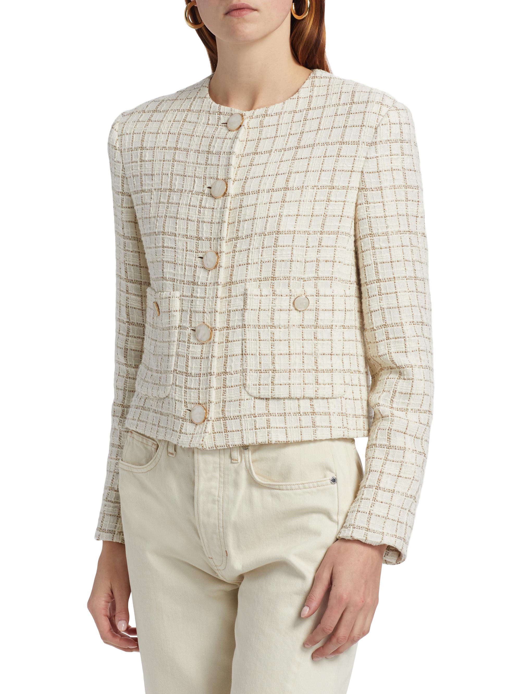Veronica Beard Andrea Metallic Tweed Jacket | Saks Fifth Avenue